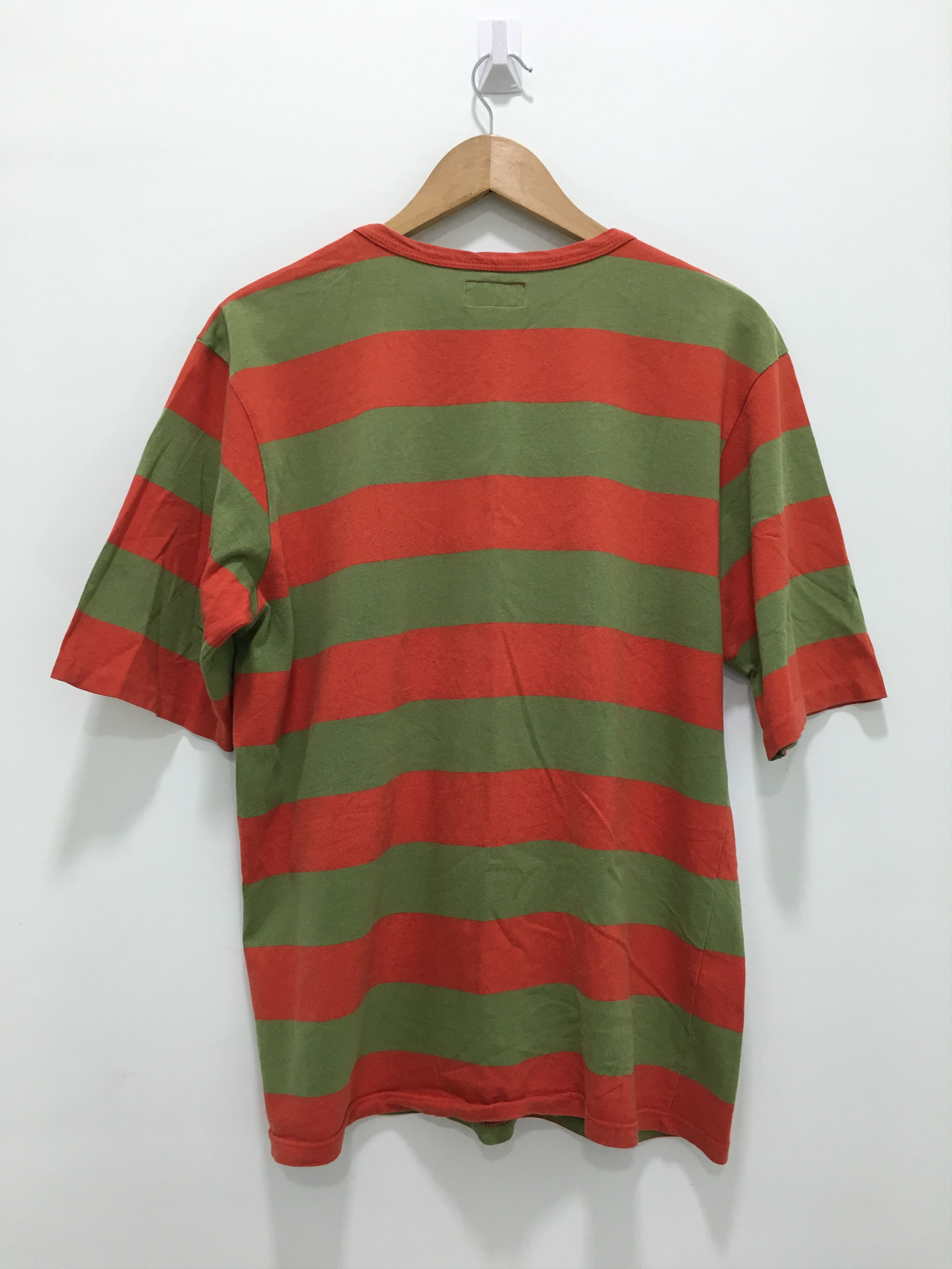 agnes b. Agnes B. Homme Paris Bold Stripes Tshirt Rockabilly Style Size US M / EU 48-50 / 2 - 8 Thumbnail