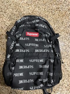 Supreme 3 M Reflective Repeat Backpack Black | Grailed