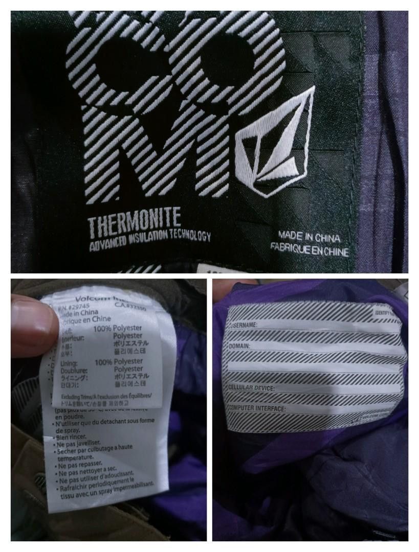 Volcom Volcom Thermonite Snow Pants Y2K Cargo Techwear Size US 31 - 10 Thumbnail