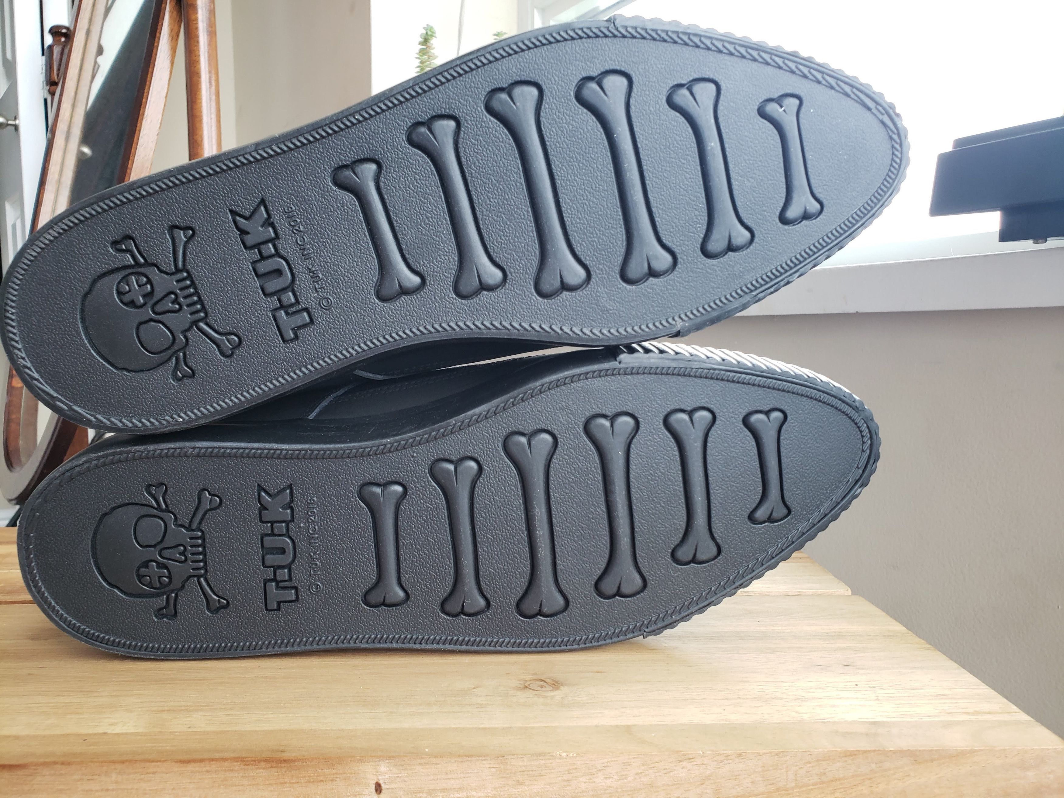 New T.U.K Leather/Suede Pointed Creeper Like SLP