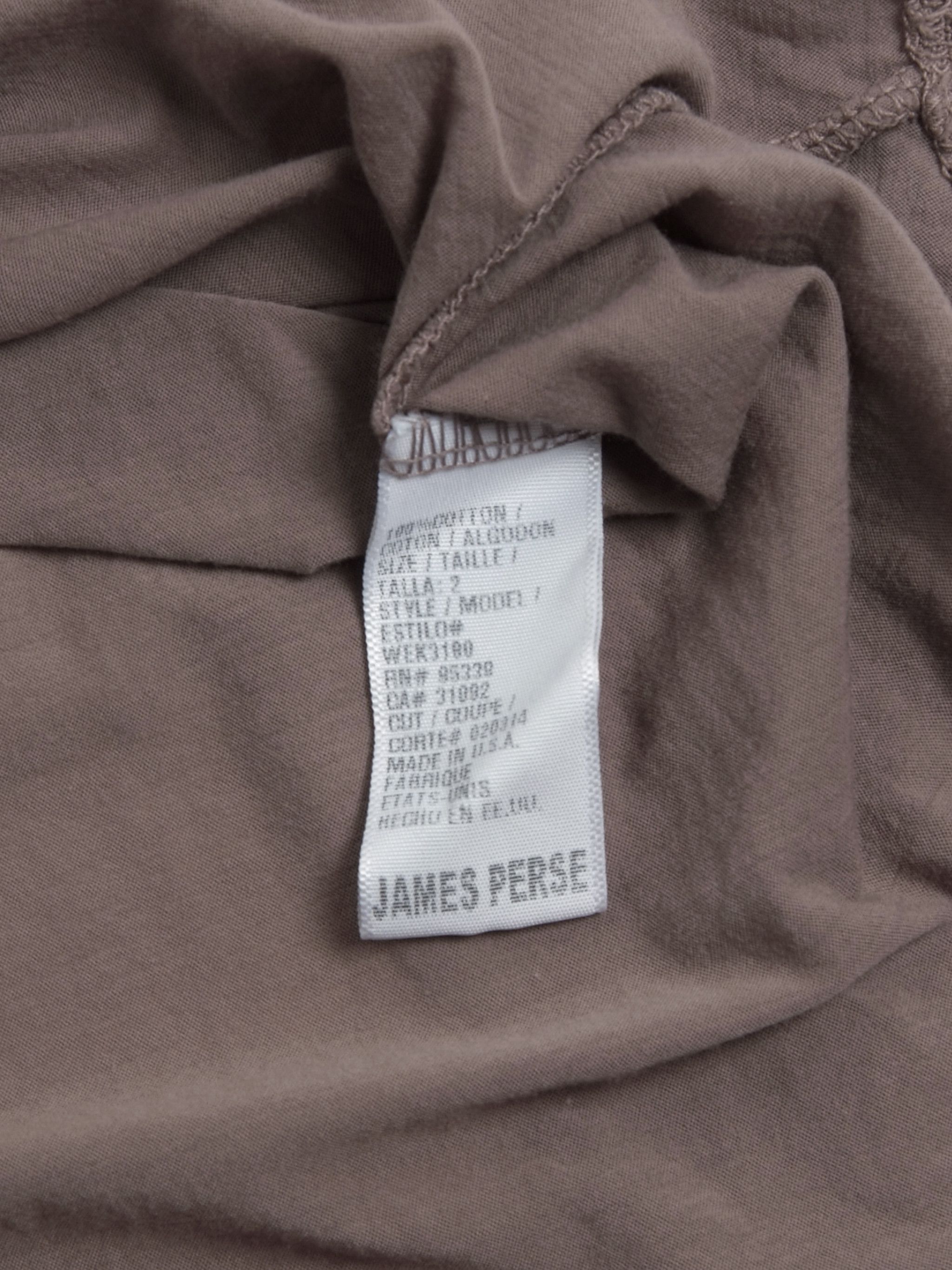 James Perse James Perse Long Sleeve T-shirt 2/M Size M / US 6-8 / IT 42-44 - 3 Thumbnail
