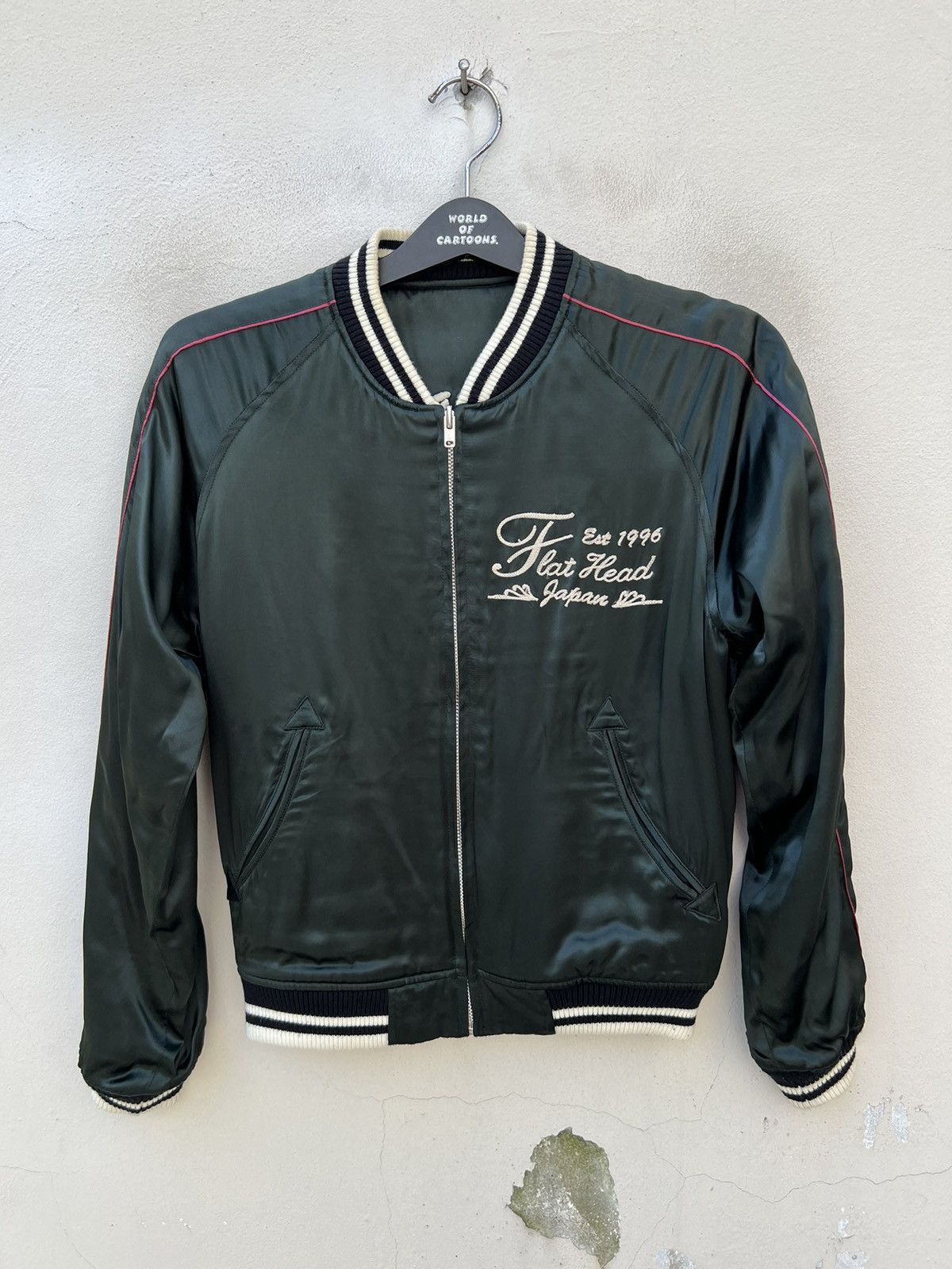 The Flat Head The Flat Head Custom Engines Club Reversible Sukajan Jacket Size US M / EU 48-50 / 2 - 9 Thumbnail