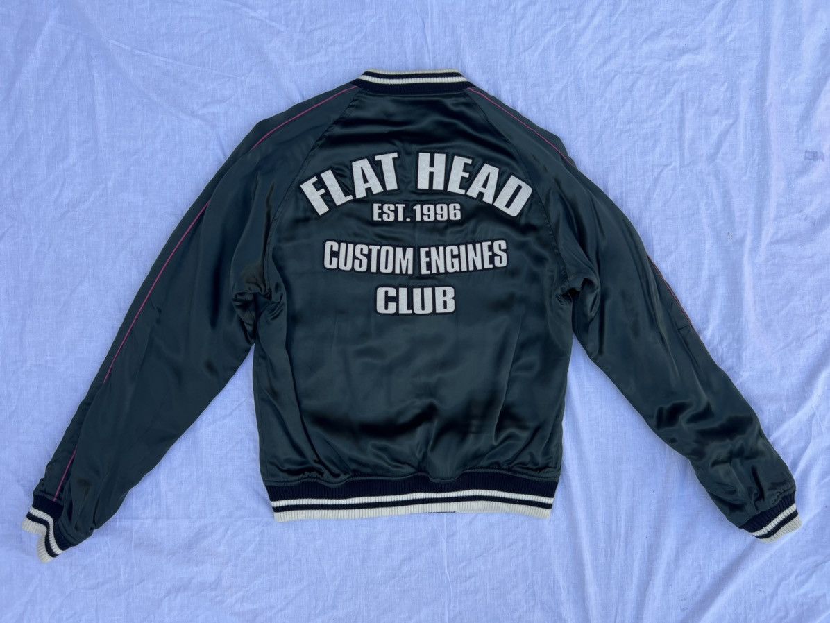The Flat Head The Flat Head Custom Engines Club Reversible Sukajan Jacket Size US M / EU 48-50 / 2 - 16 Thumbnail