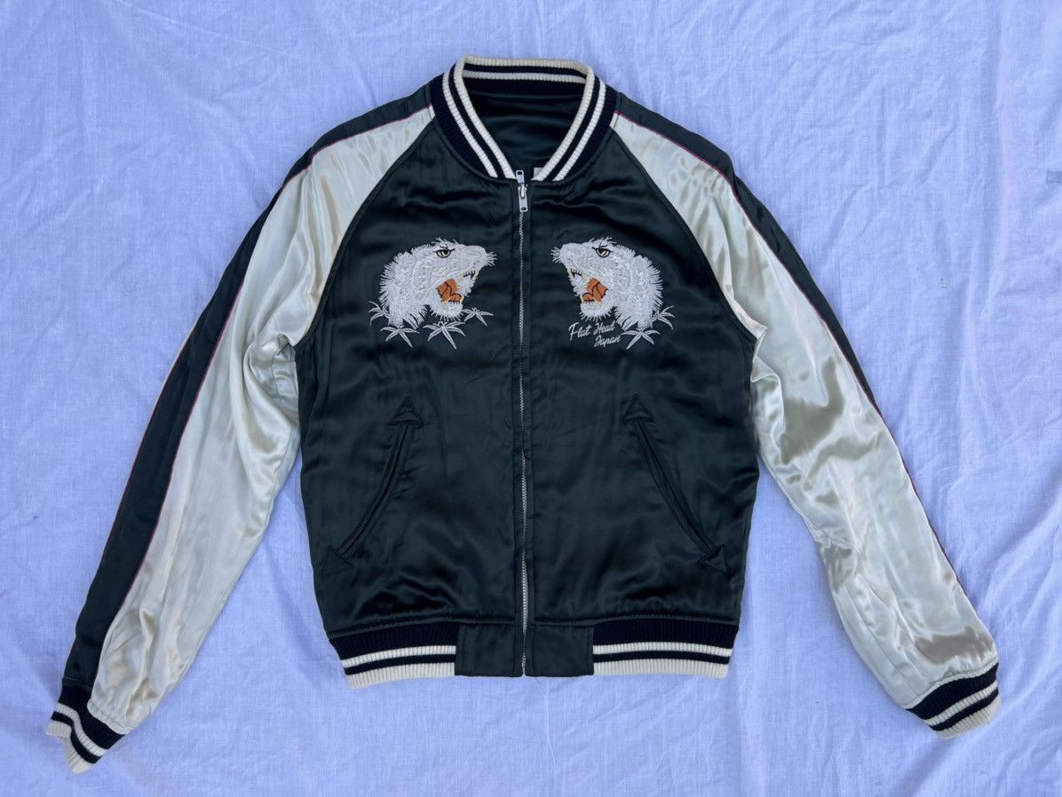 The Flat Head The Flat Head Custom Engines Club Reversible Sukajan Jacket Size US M / EU 48-50 / 2 - 12 Thumbnail