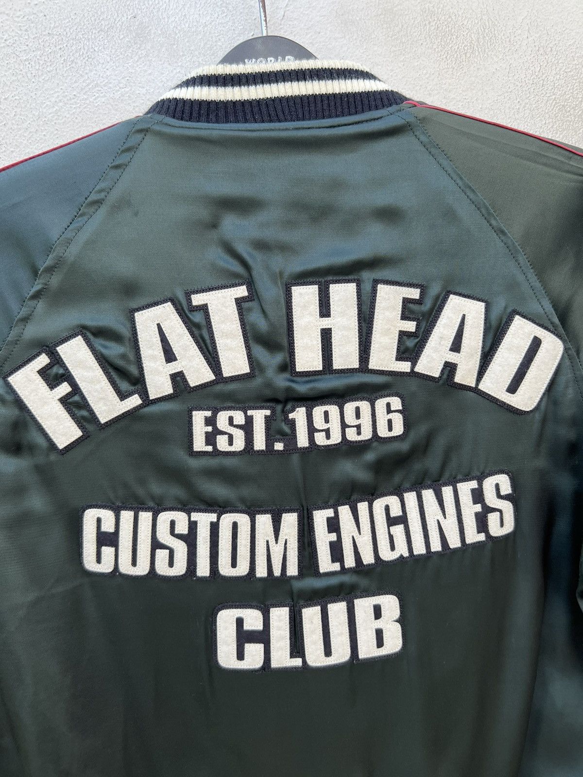 The Flat Head The Flat Head Custom Engines Club Reversible Sukajan Jacket Size US M / EU 48-50 / 2 - 8 Thumbnail