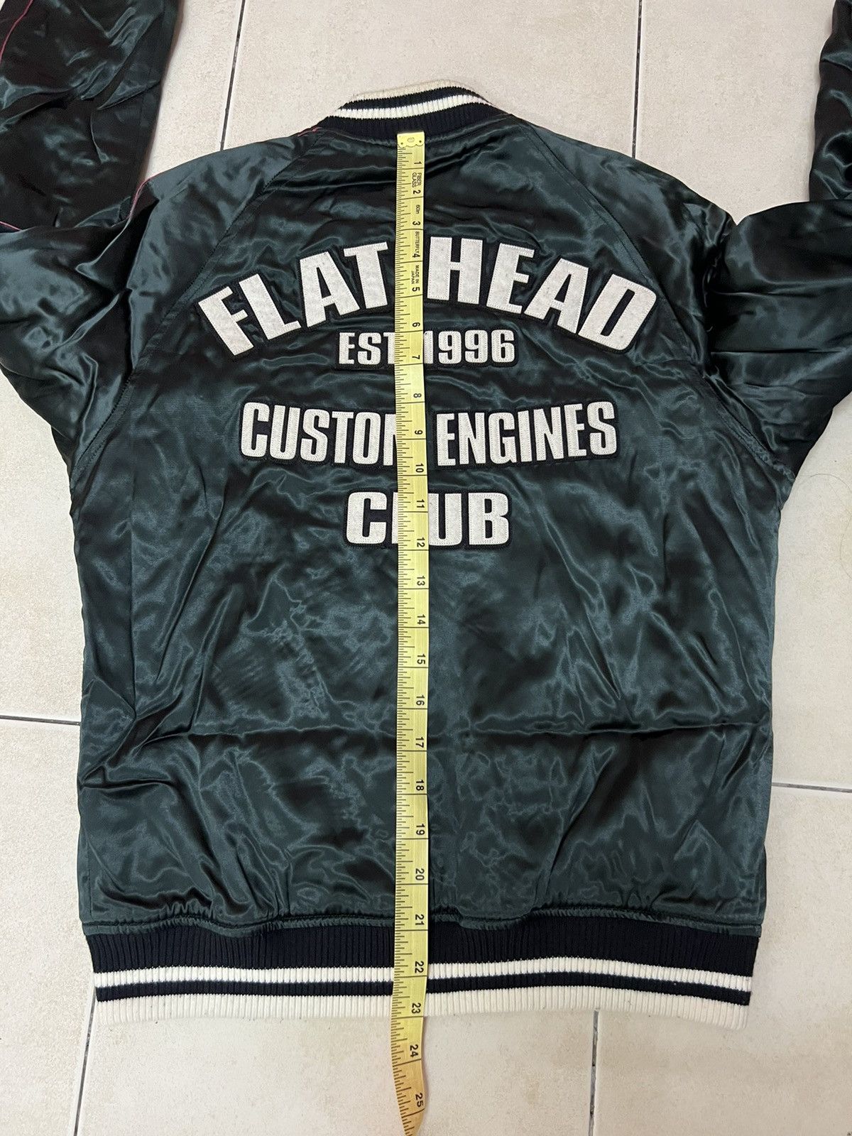 The Flat Head The Flat Head Custom Engines Club Reversible Sukajan Jacket Size US M / EU 48-50 / 2 - 15 Thumbnail