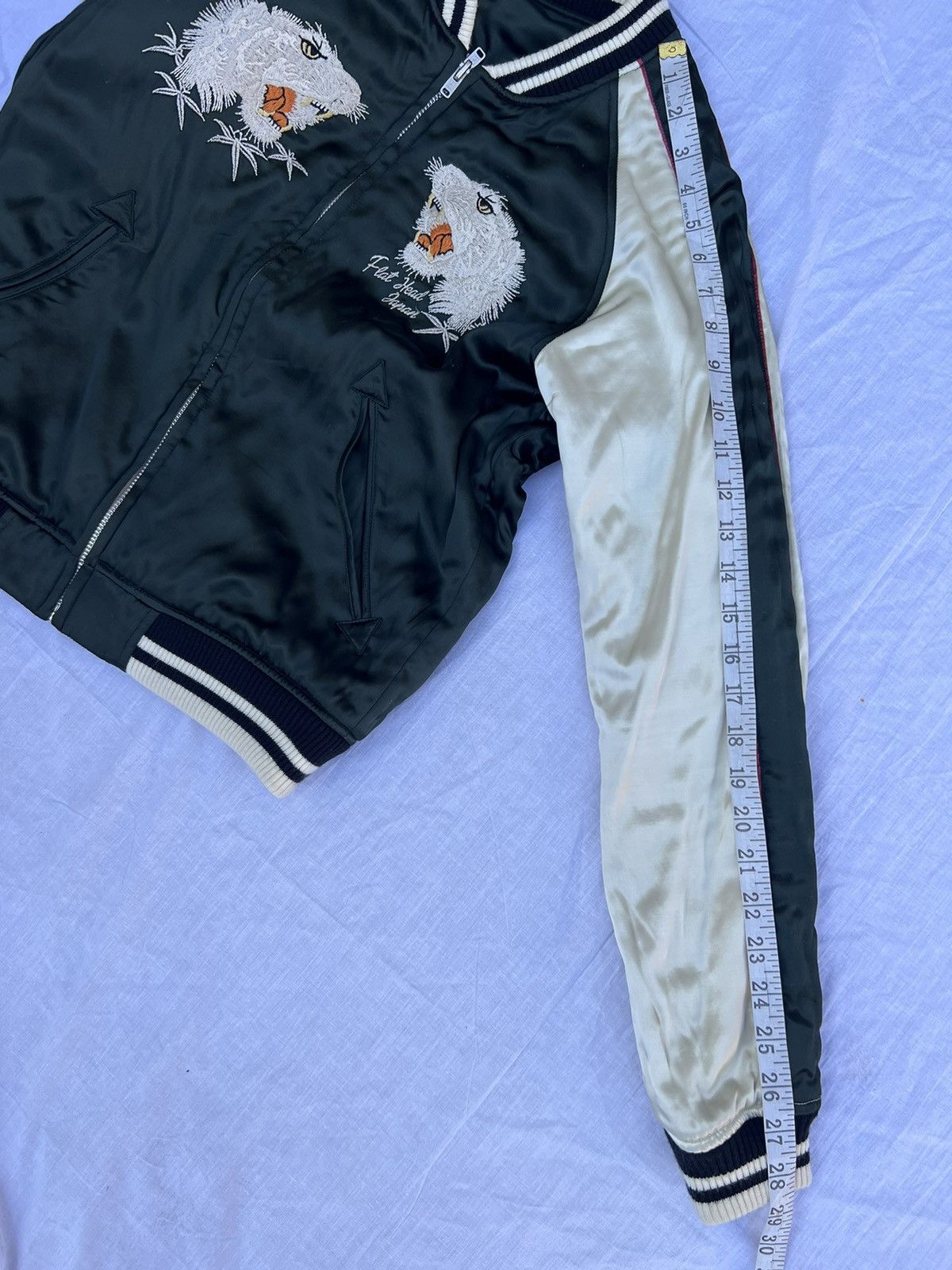 The Flat Head The Flat Head Custom Engines Club Reversible Sukajan Jacket Size US M / EU 48-50 / 2 - 14 Thumbnail
