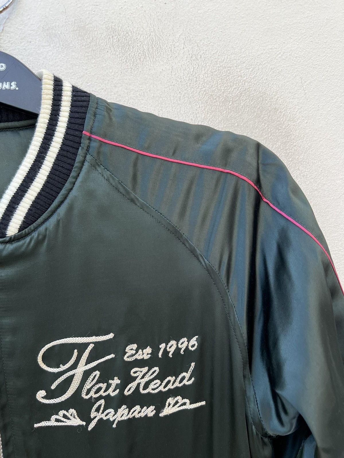 The Flat Head The Flat Head Custom Engines Club Reversible Sukajan Jacket Size US M / EU 48-50 / 2 - 10 Thumbnail