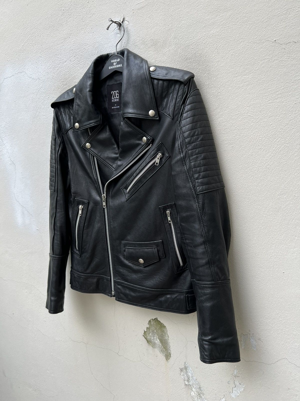 Leather 206 Homme Lee Young June Double Collar Sheep Skin Jacket Size US M / EU 48-50 / 2 - 11 Thumbnail