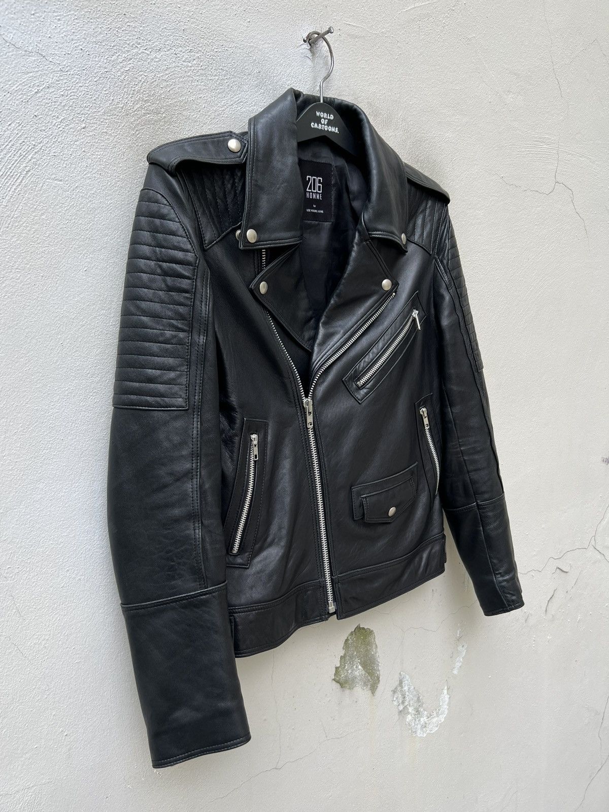 Leather 206 Homme Lee Young June Double Collar Sheep Skin Jacket Size US M / EU 48-50 / 2 - 12 Thumbnail