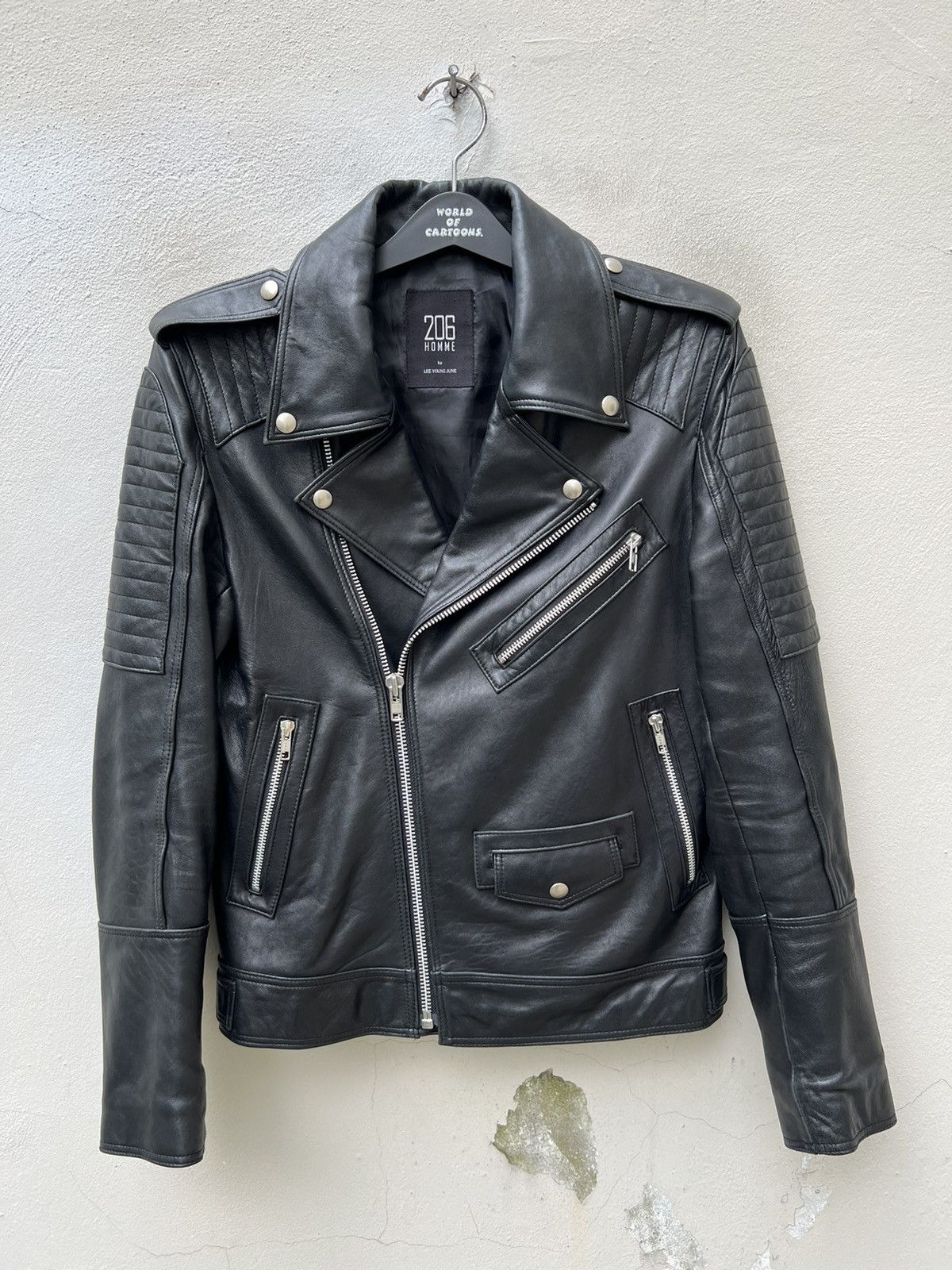 Leather 206 Homme Lee Young June Double Collar Sheep Skin Jacket Size US M / EU 48-50 / 2 - 8 Thumbnail