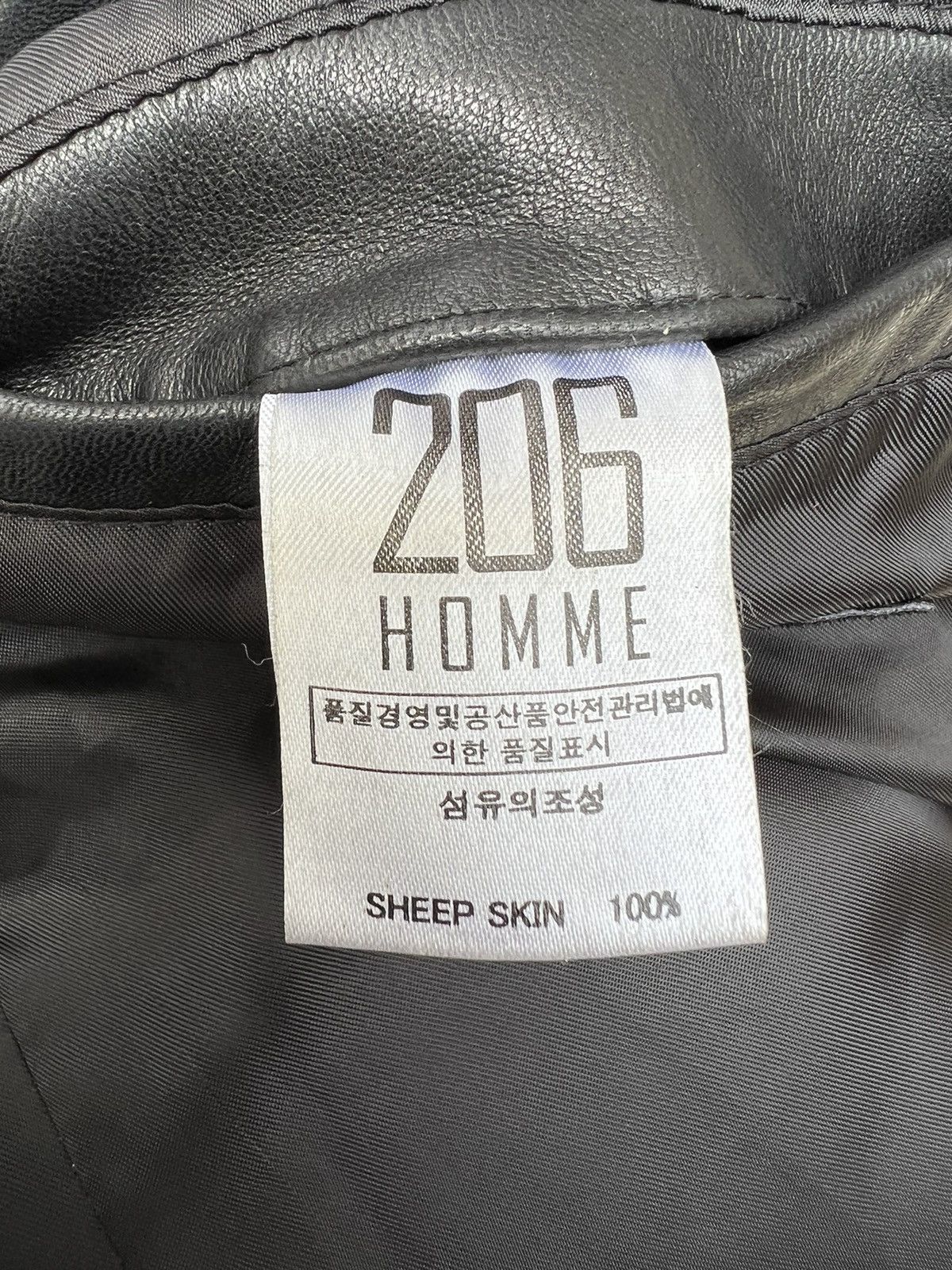 Leather 206 Homme Lee Young June Double Collar Sheep Skin Jacket Size US M / EU 48-50 / 2 - 24 Thumbnail