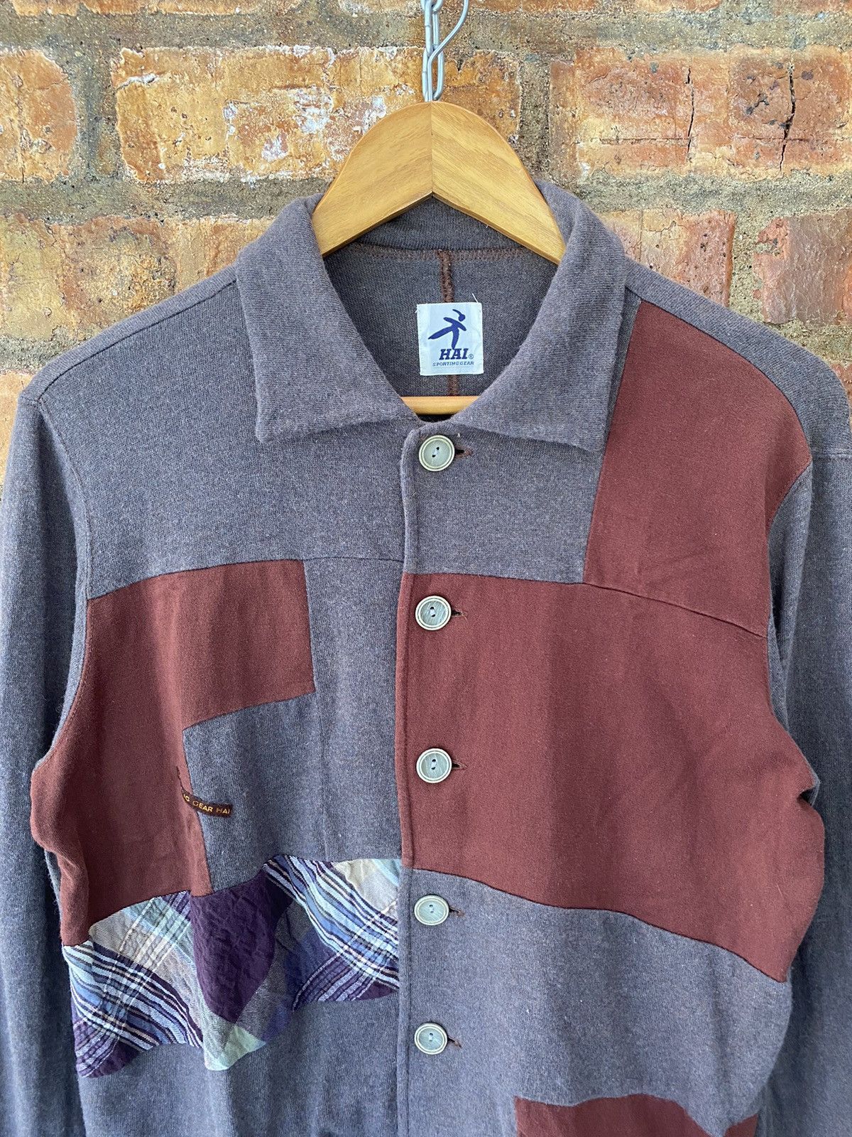 Hai Sporting Gear 90s Patchwork crop cardigan Size US S / EU 44-46 / 1 - 4 Thumbnail