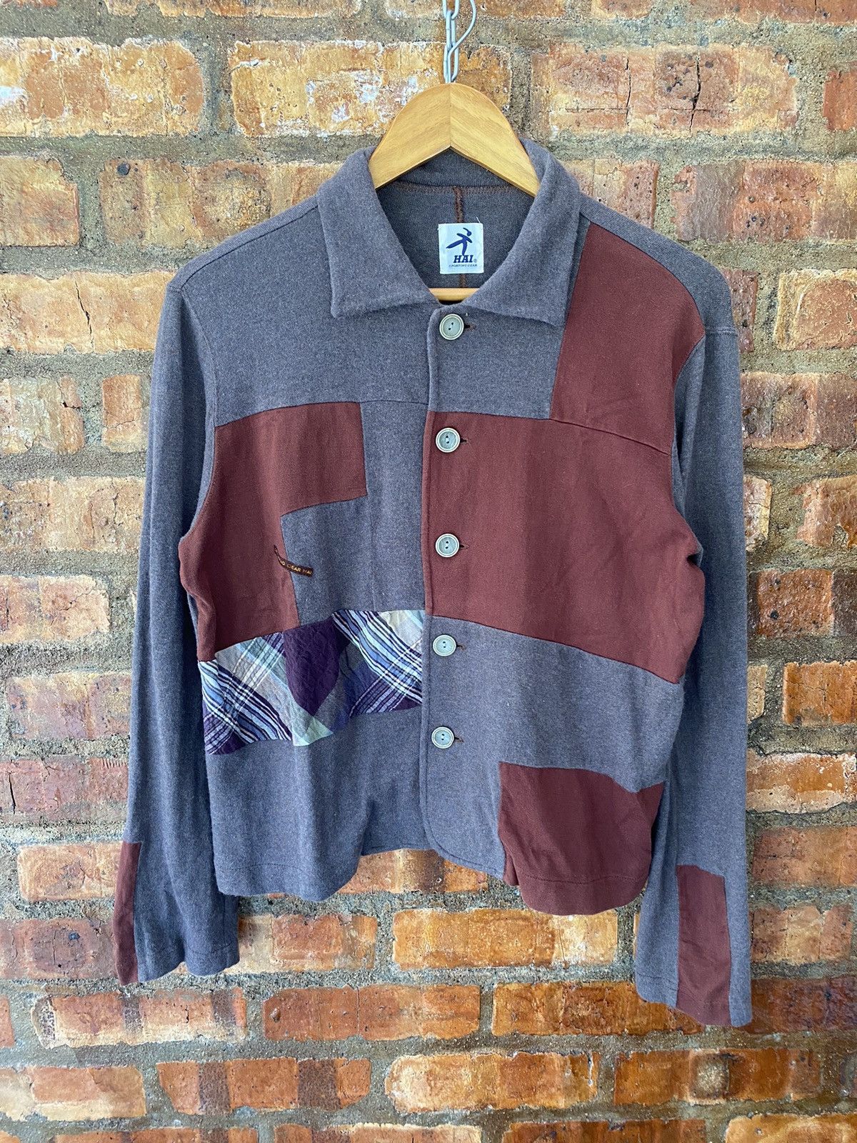 Hai Sporting Gear 90s Patchwork crop cardigan Size US S / EU 44-46 / 1 - 3 Thumbnail