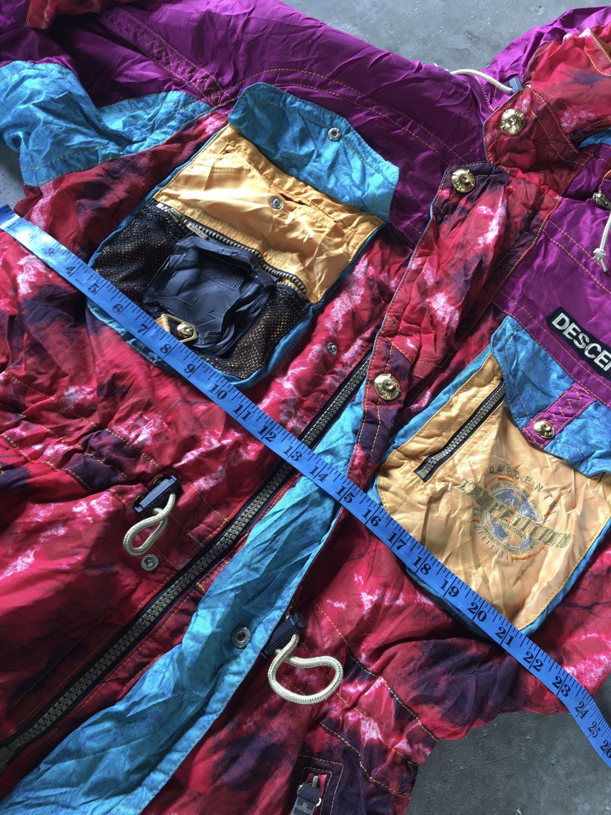 Descente × Japanese Brand 💥RARE Vintage Descente Multicolour Ski Jacket 90s Size US L / EU 52-54 / 3 - 3 Thumbnail