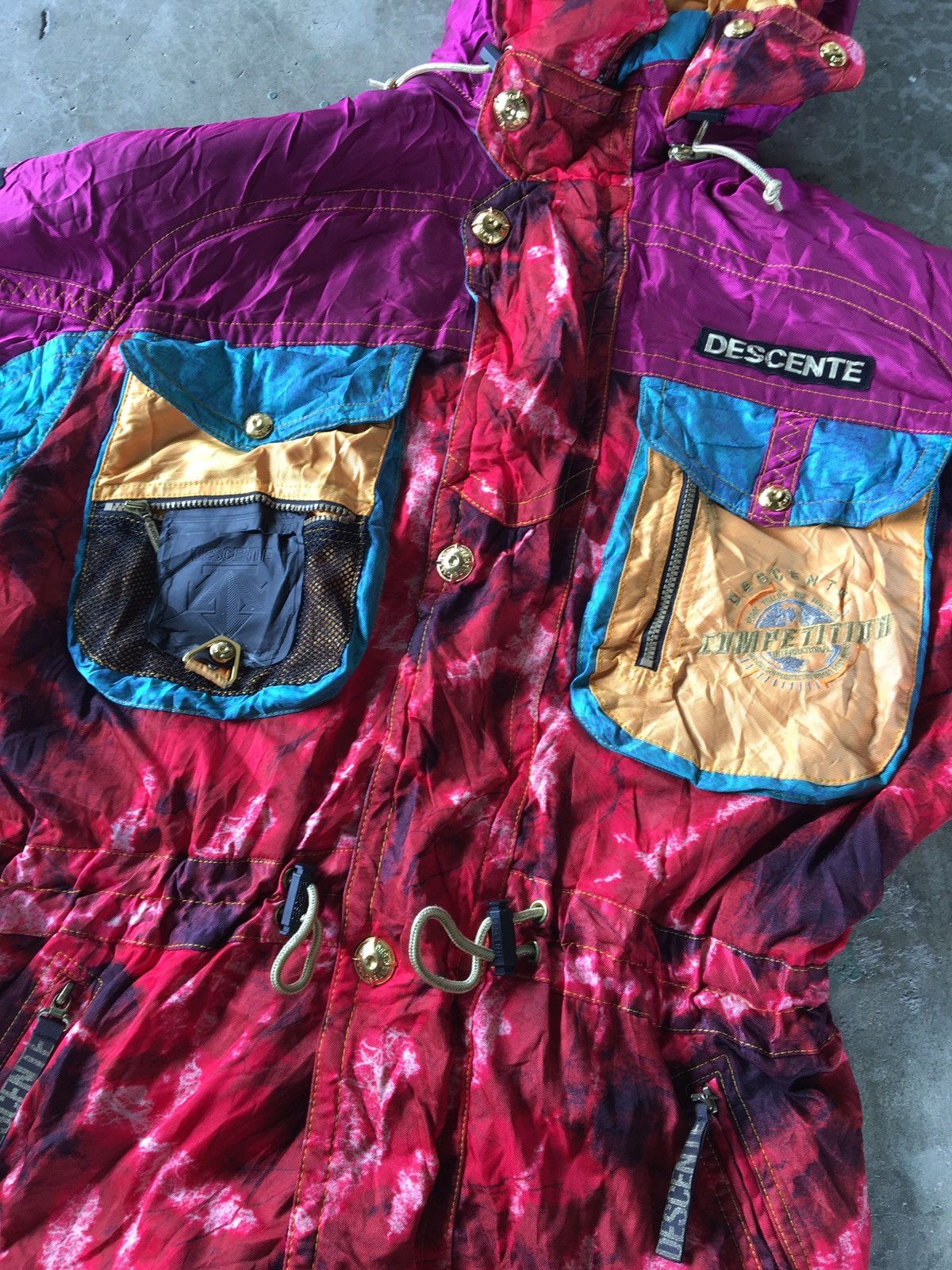Descente × Japanese Brand 💥RARE Vintage Descente Multicolour Ski Jacket 90s Size US L / EU 52-54 / 3 - 5 Thumbnail