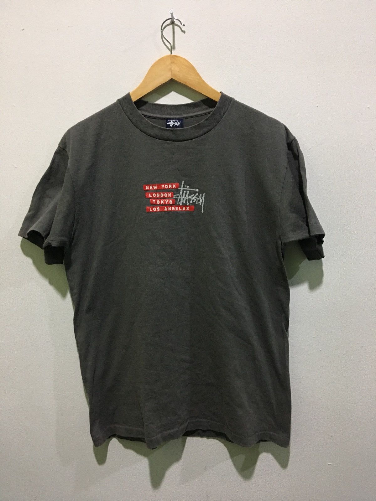 Stussy Vintage 90s Stussy skateboard streetwear swagger shirt Size US L / EU 52-54 / 3 - 1 Thumbnail