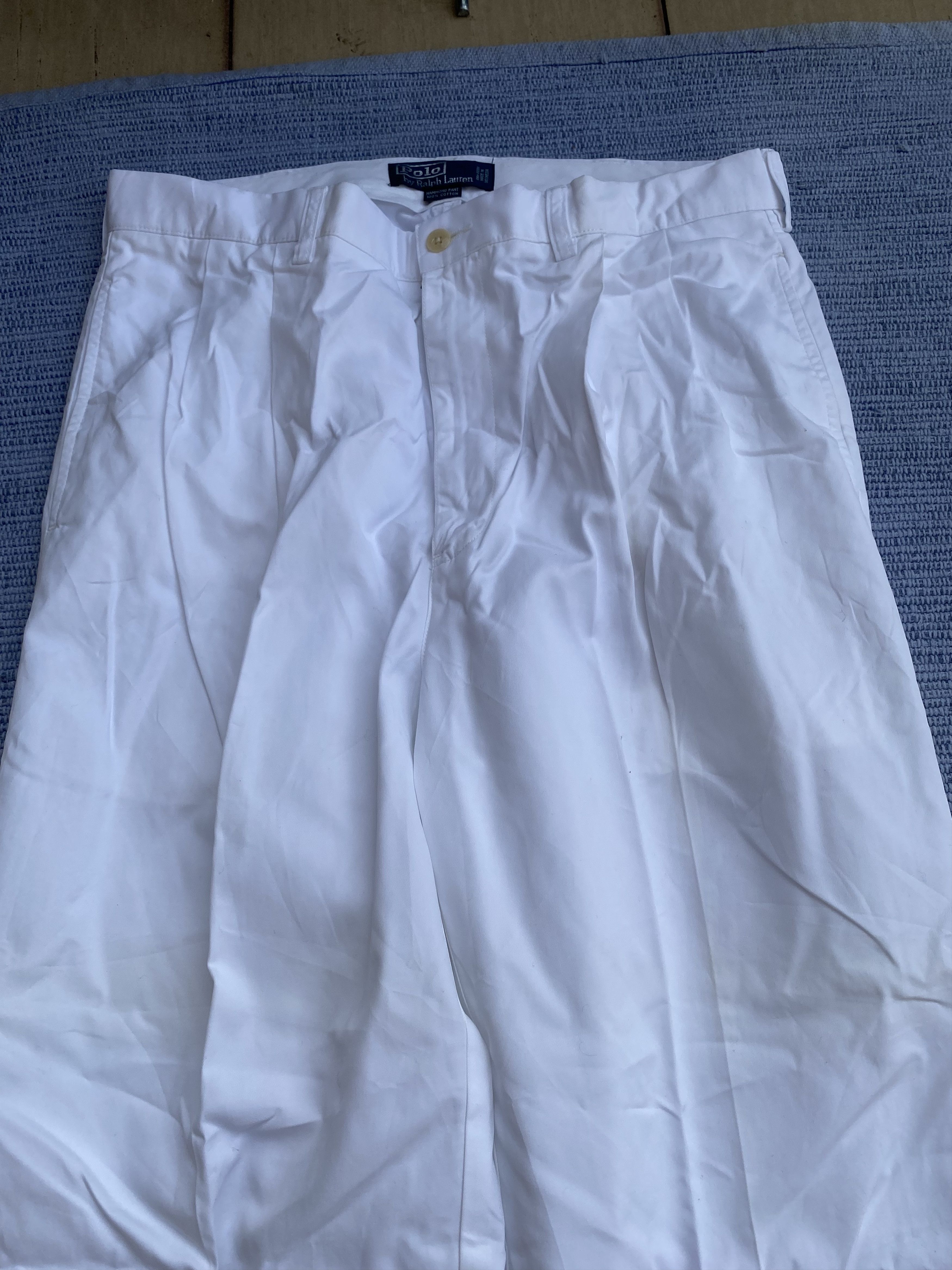Polo Ralph Lauren × Vintage white hammond pant Size US 35 - 2 Thumbnail
