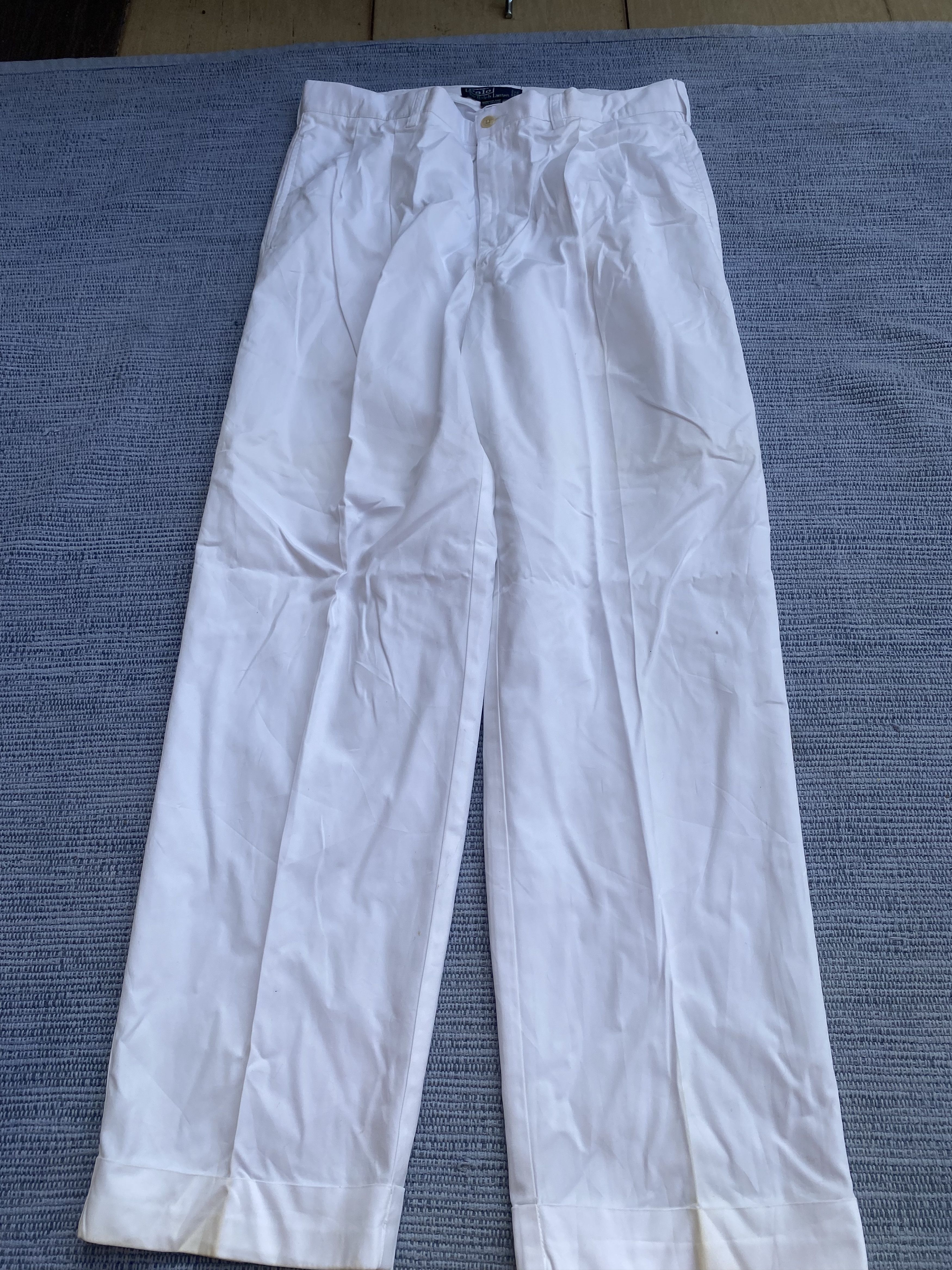Polo Ralph Lauren × Vintage white hammond pant Size US 35 - 1 Thumbnail