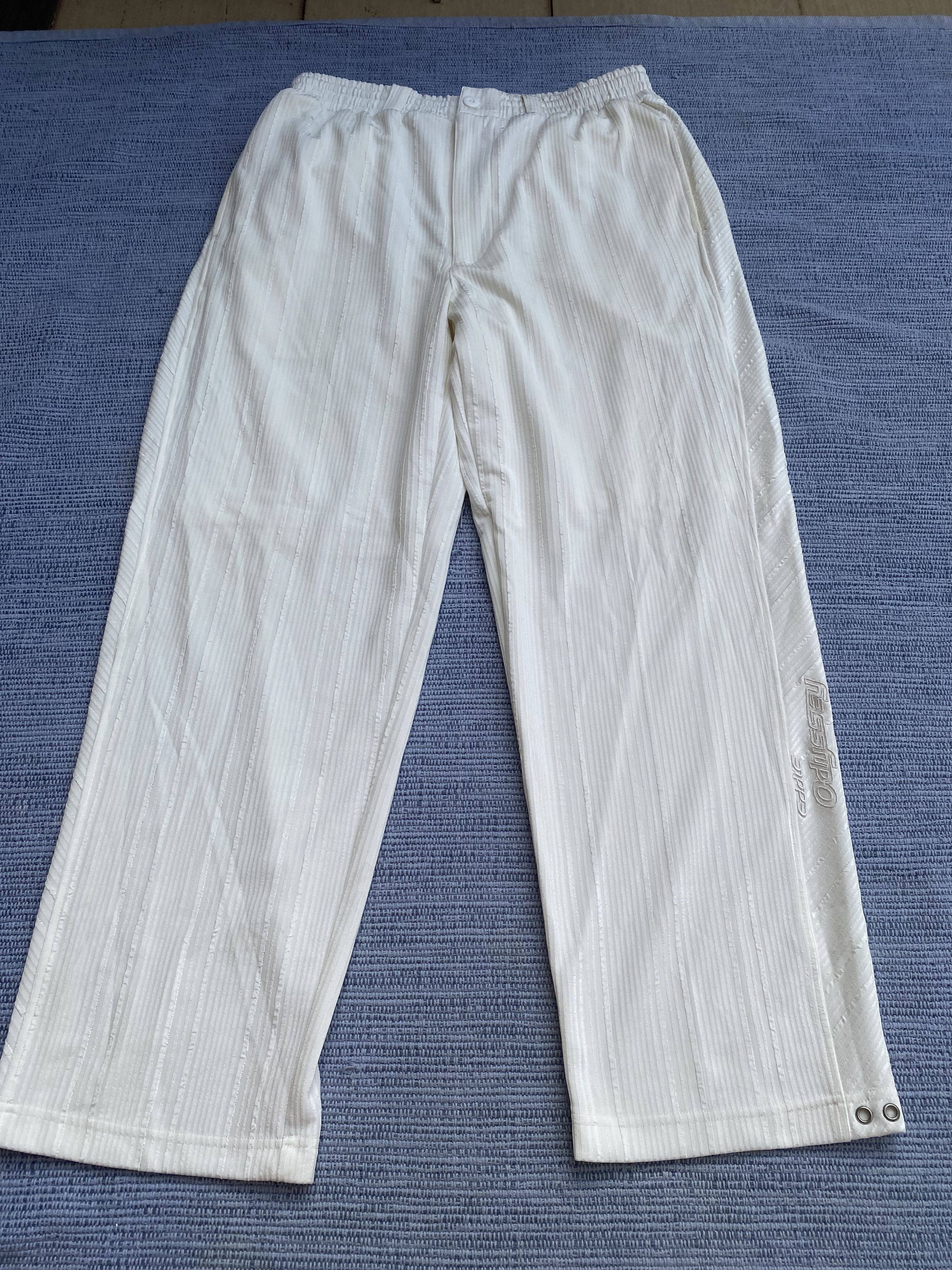 image of Vintage White Odyssey Pants in Cream, Men's (Size 34)