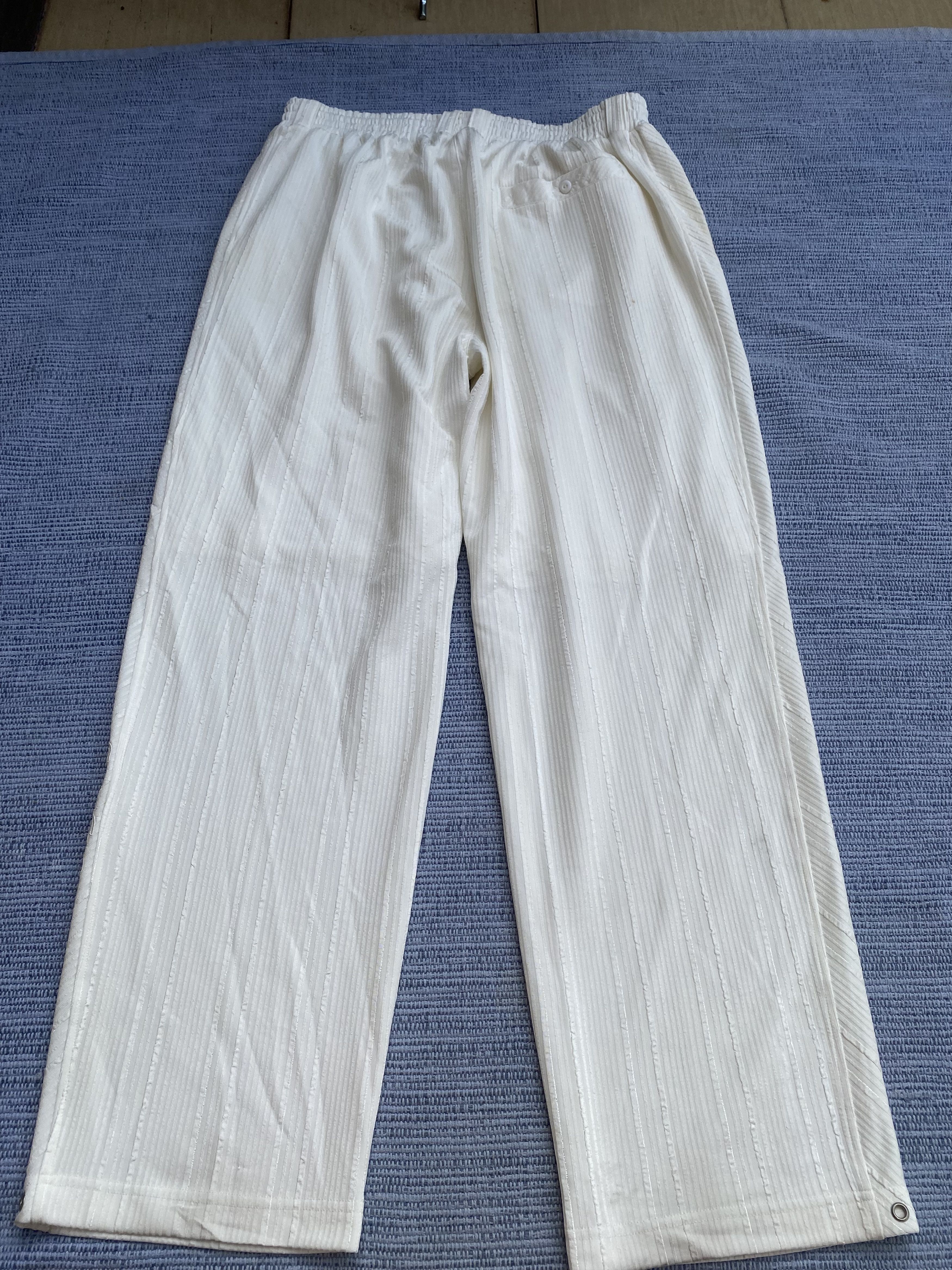 Japanese Brand white odyssey pants Size US 34 / EU 50 - 4 Thumbnail
