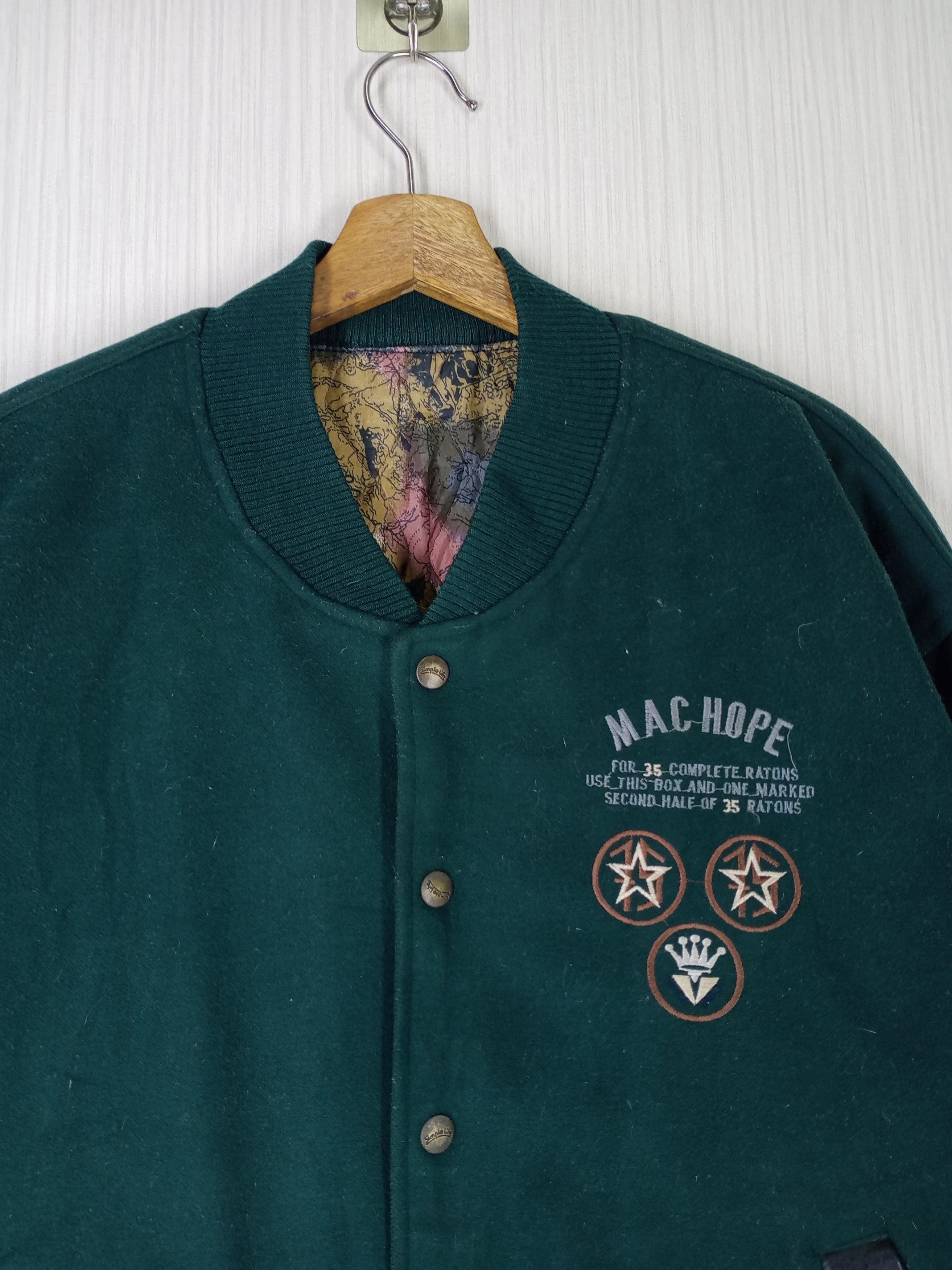 Japanese Brand × Vintage RARE VINTAGE 90'S MAC HOPE VARSITY JACKET Size US L / EU 52-54 / 3 - 4 Thumbnail