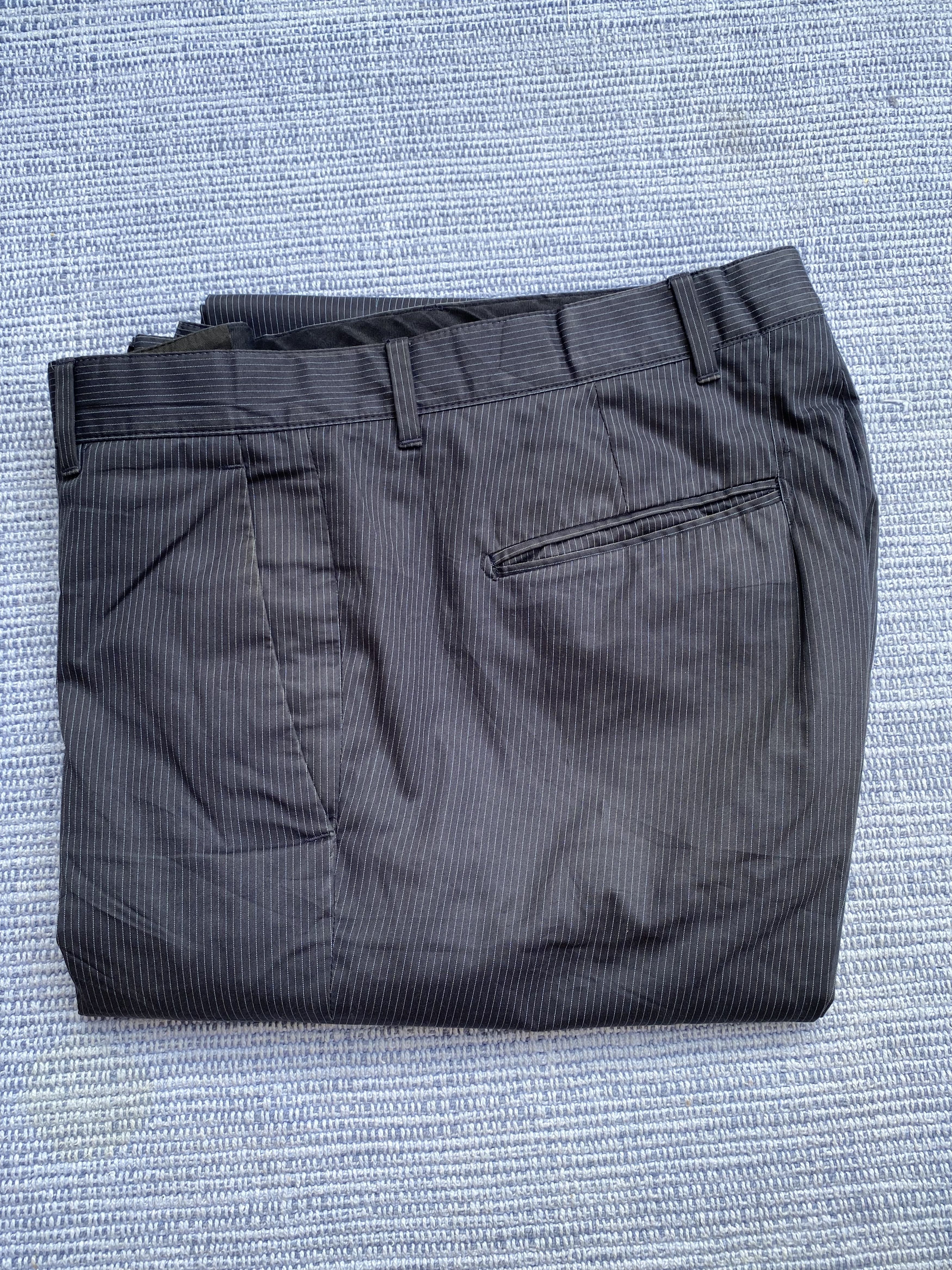 Image of A P C Casual Pants in Navy Stripes, Men's (Size 30)