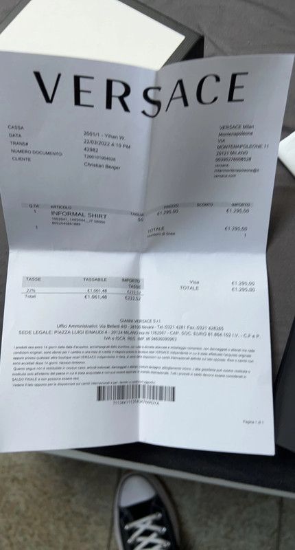 Versace VERSACE BAROCCO SHIRT Size US XL / EU 56 / 4 - 7 Thumbnail