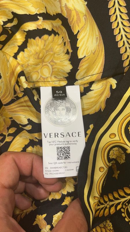 Versace VERSACE BAROCCO SHIRT Size US XL / EU 56 / 4 - 4 Thumbnail