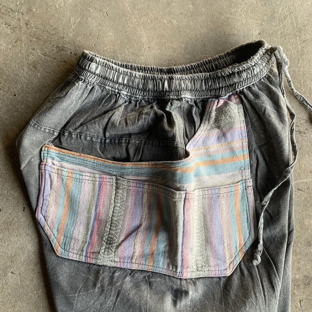 Japanese Brand × Sun Surf VINTAGE NAVAJO BIGPOCKET SPRING WAIST BLACK STORM DROP PANTS Size US 30 / EU 46 - 13 Thumbnail