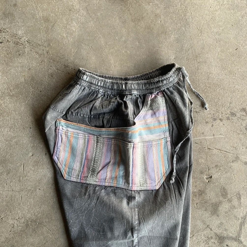Japanese Brand × Sun Surf VINTAGE NAVAJO BIGPOCKET SPRING WAIST BLACK STORM DROP PANTS Size US 30 / EU 46 - 12 Thumbnail