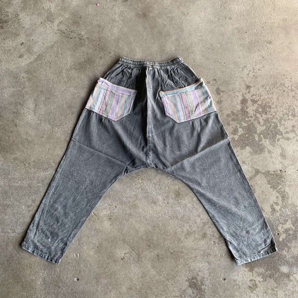 Japanese Brand × Sun Surf VINTAGE NAVAJO BIGPOCKET SPRING WAIST BLACK STORM DROP PANTS Size US 30 / EU 46 - 6 Thumbnail