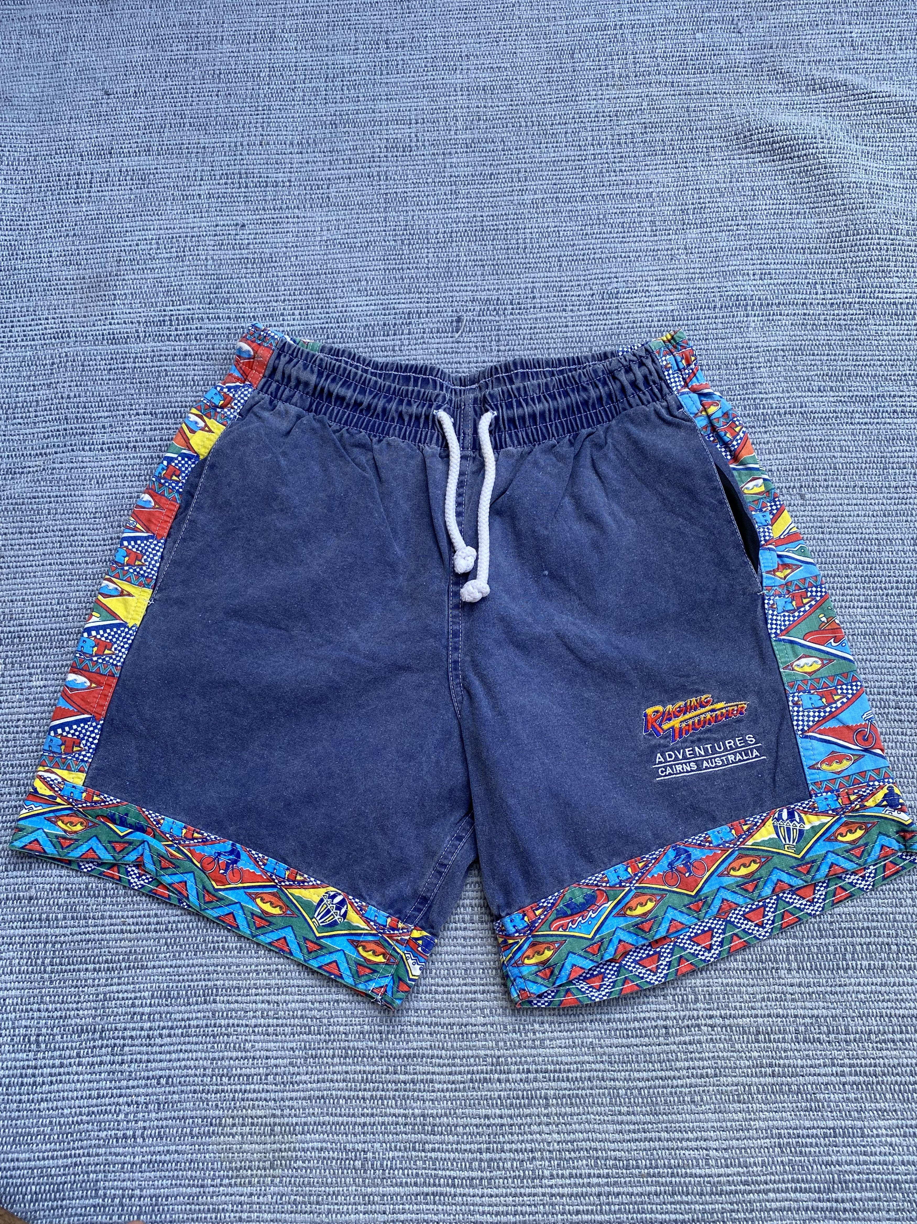 image of Vintage Racing Thunder Short in Blue, Men's (Size 34)