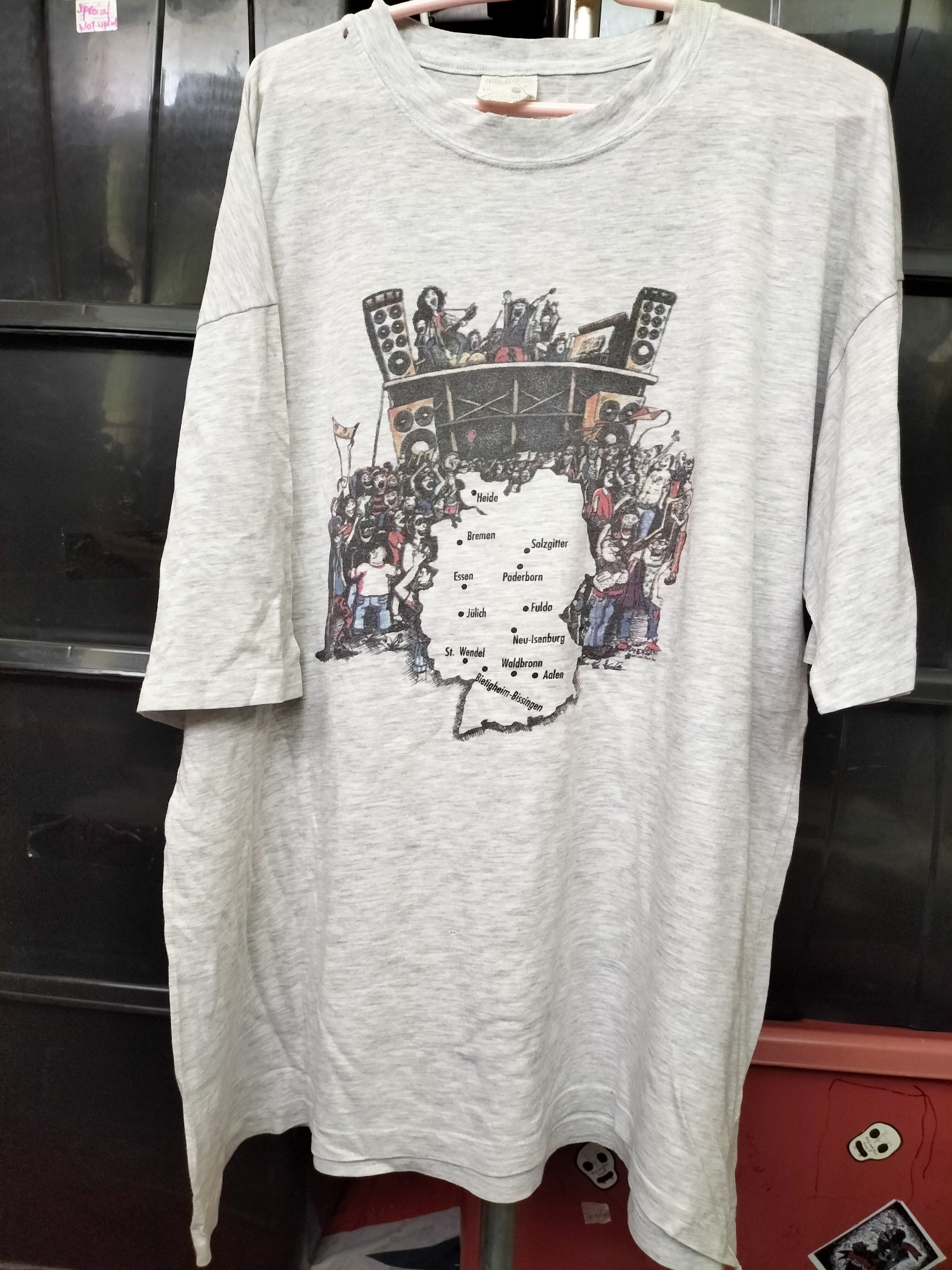 Band Tees Vintage 90s Pur Band Live Open Air 1994 Germany Europe Size US XXL / EU 58 / 5 - 2 Thumbnail