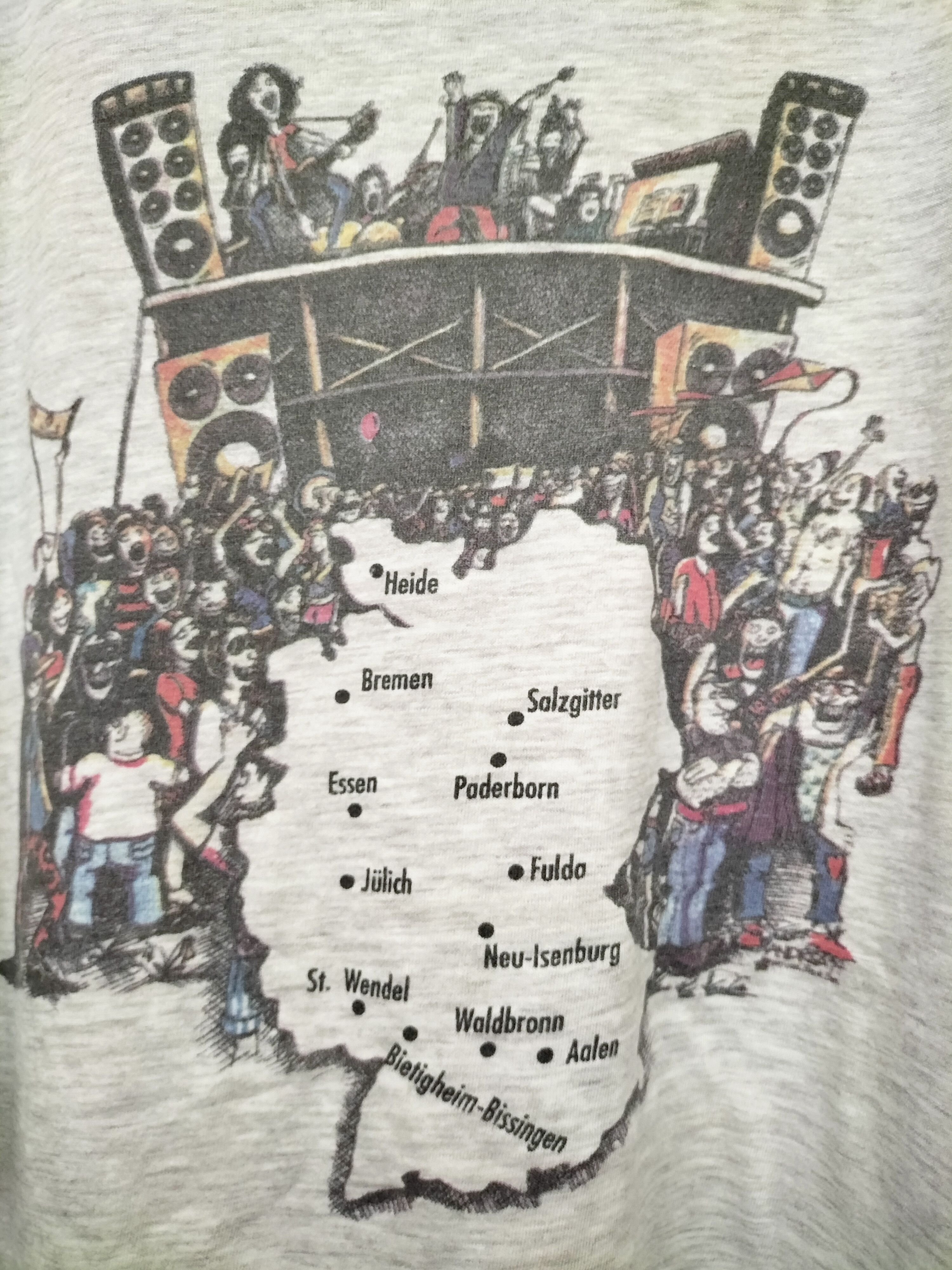 Band Tees Vintage 90s Pur Band Live Open Air 1994 Germany Europe Size US XXL / EU 58 / 5 - 3 Thumbnail