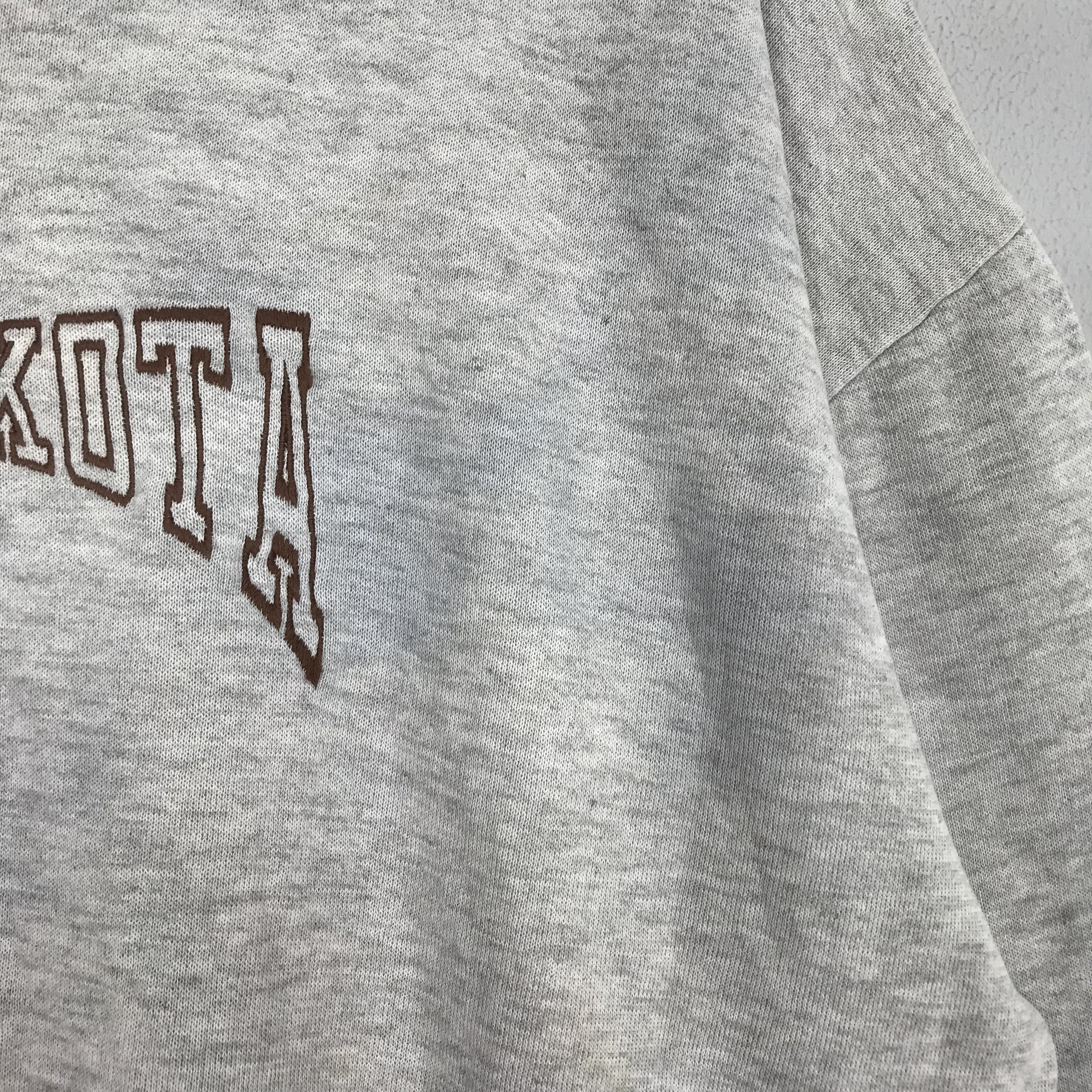 Jerzees Vintage 90s South Dakota Sweatshirts Grey Size US XL / EU 56 / 4 - 5 Thumbnail