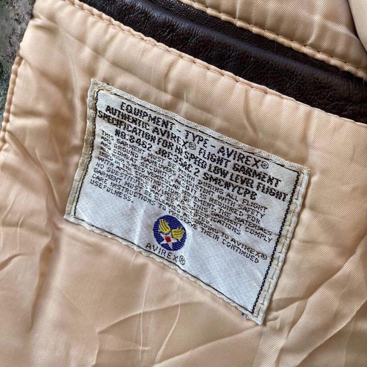Avirex × Vintage RARE! VINTAGE AVIREX LEATHER JACKET A2 1991 Size US L / EU 52-54 / 3 - 7 Thumbnail