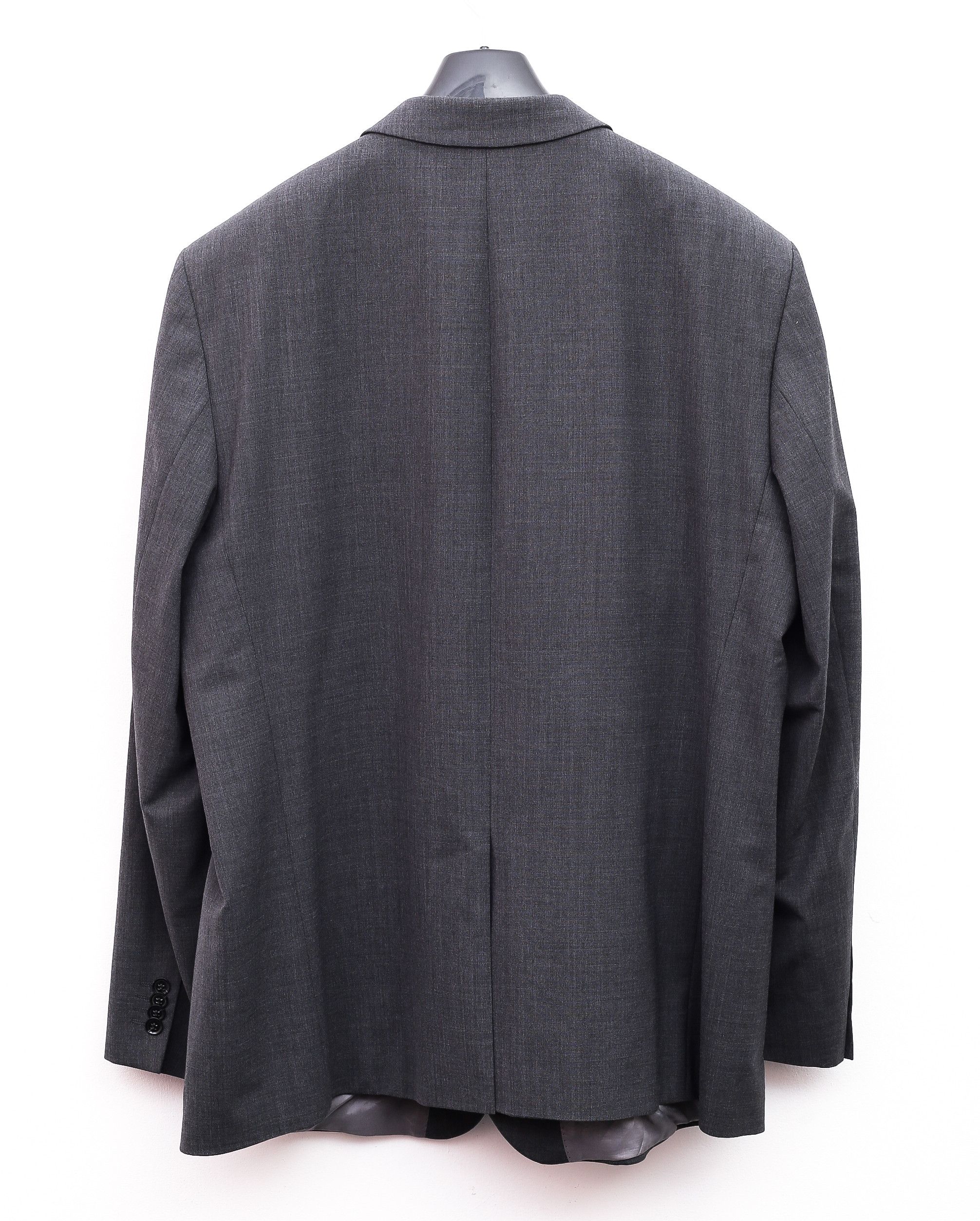 Designer BENVENUTO Wool Grey Blazer Coat Jacket Suit Sport Top Size 48S - 3 Thumbnail