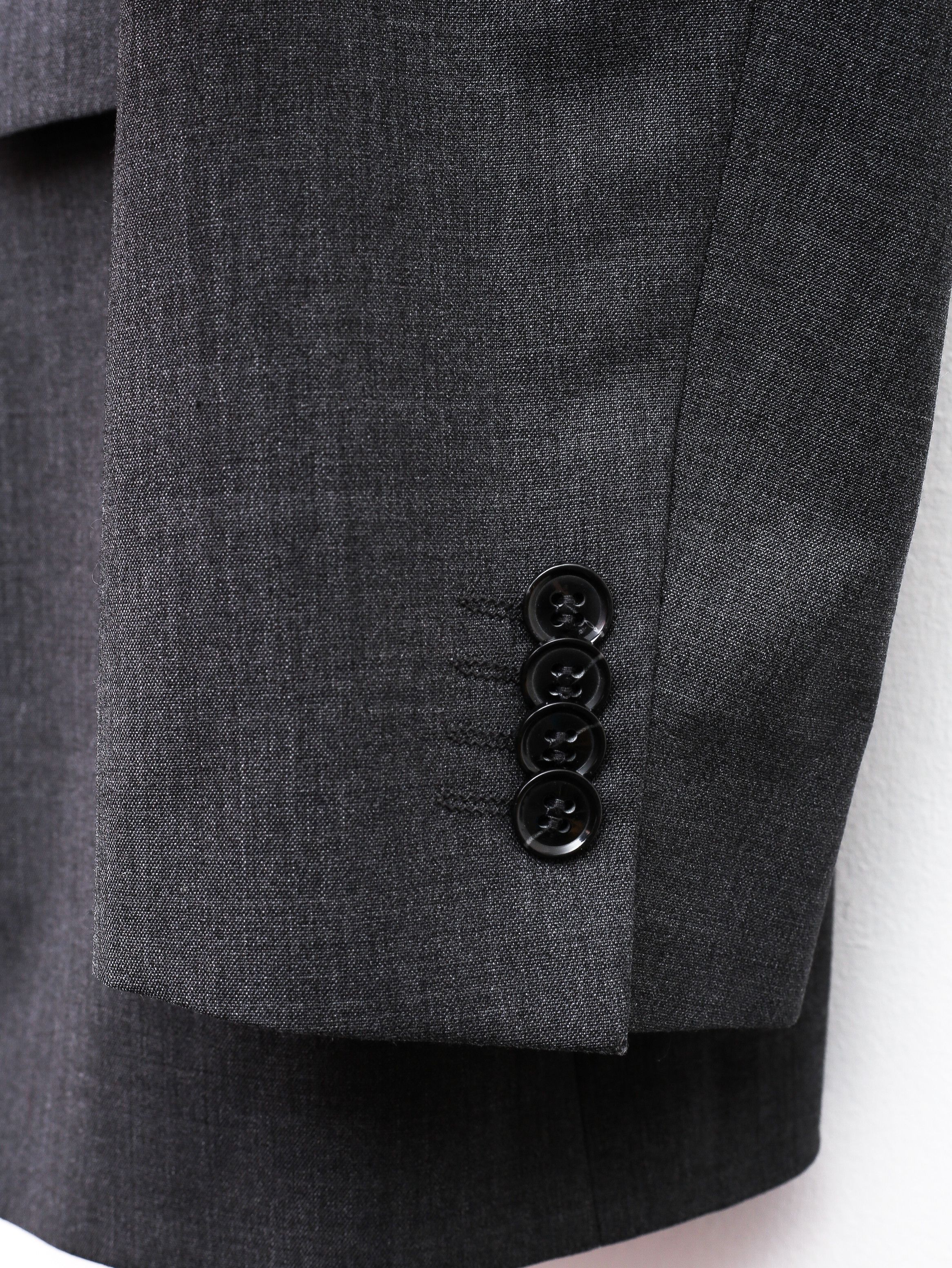 Designer BENVENUTO Wool Grey Blazer Coat Jacket Suit Sport Top Size 48S - 4 Thumbnail