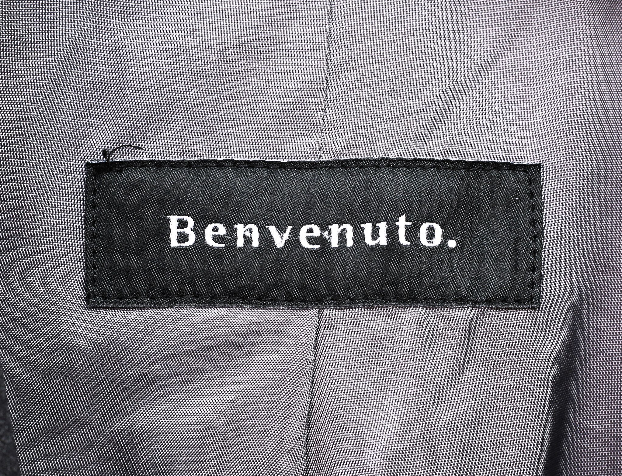 Designer BENVENUTO Wool Grey Blazer Coat Jacket Suit Sport Top Size 48S - 5 Thumbnail