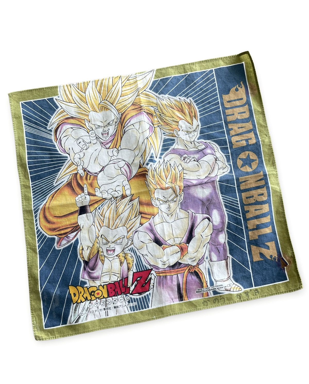 Anime × Japanese Brand × Vintage Vintage Dragonball Z Handkerchief Neckerchief Bandana Size ONE SIZE - 1 Thumbnail