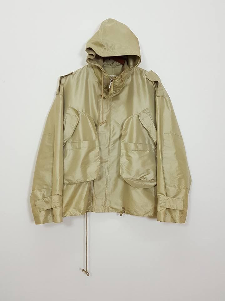 00s KATHARINE HAMNETT nylon jacket y2k