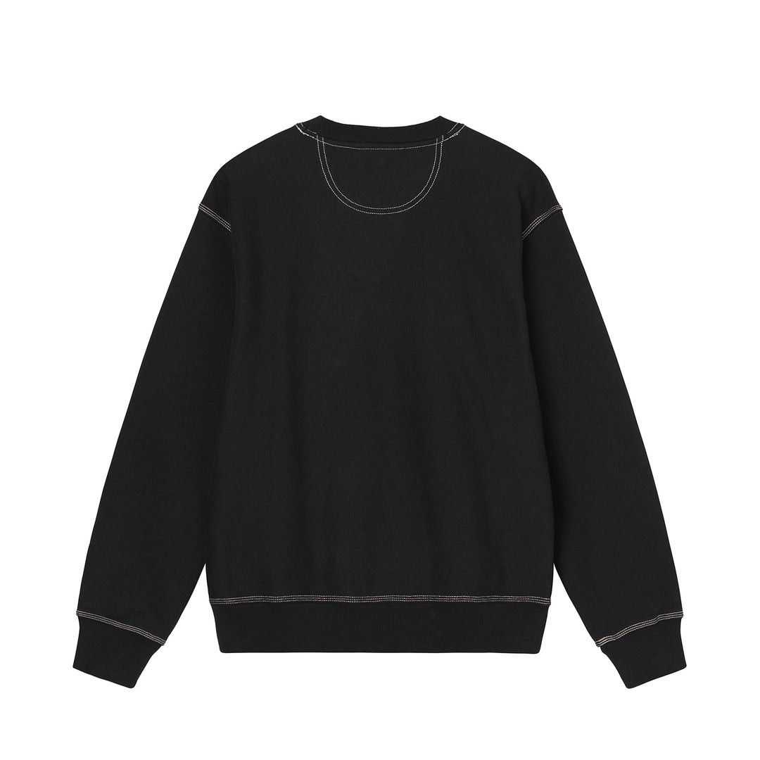 STUSSY CONTRAST STITCH LABEL CREW