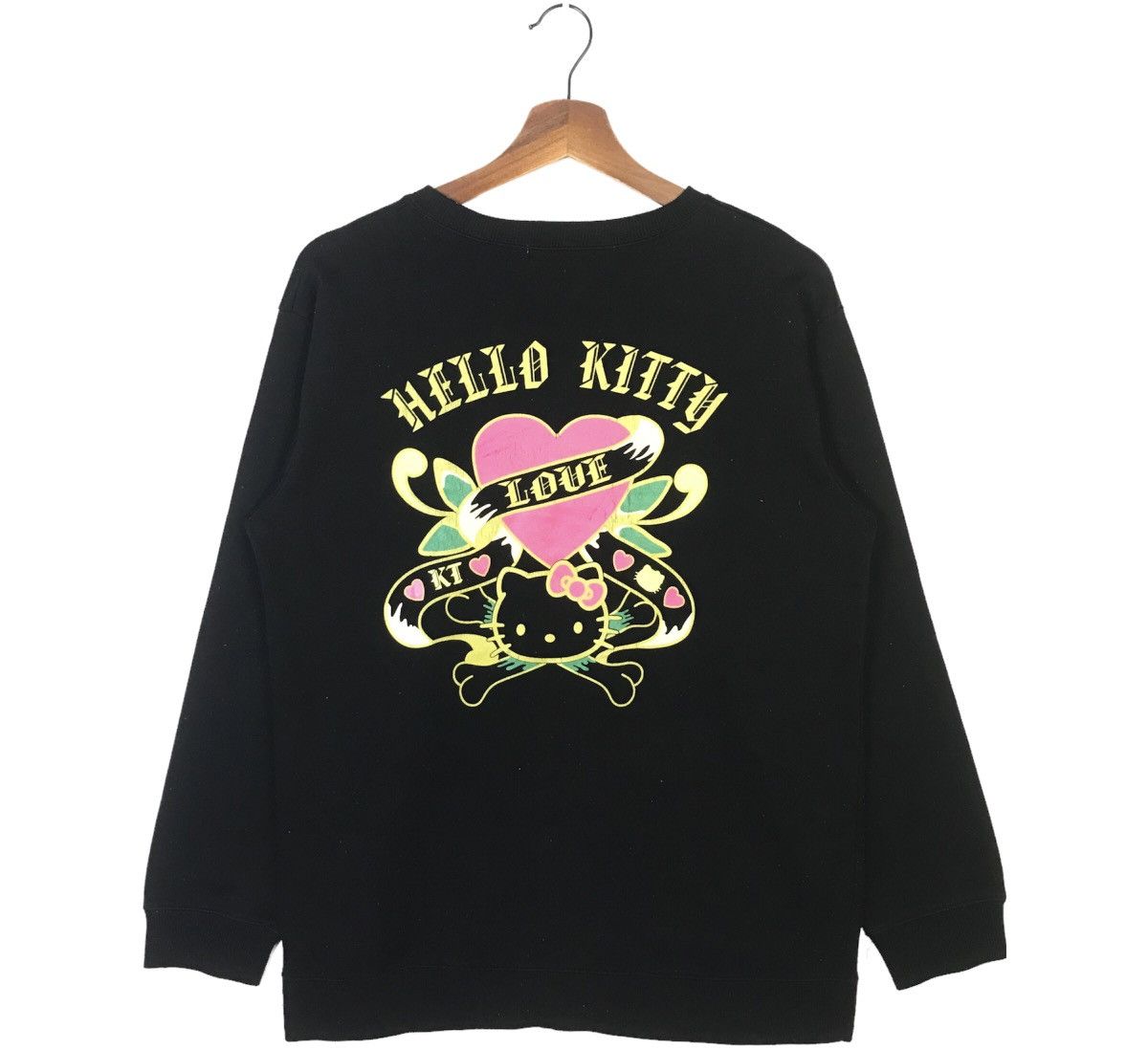Anime × Japanese Brand × Vintage y2k Sanrio Hello Kitty Ed Hardy Crewneck Sweatshirt Size US M / EU 48-50 / 2 - 1 Thumbnail