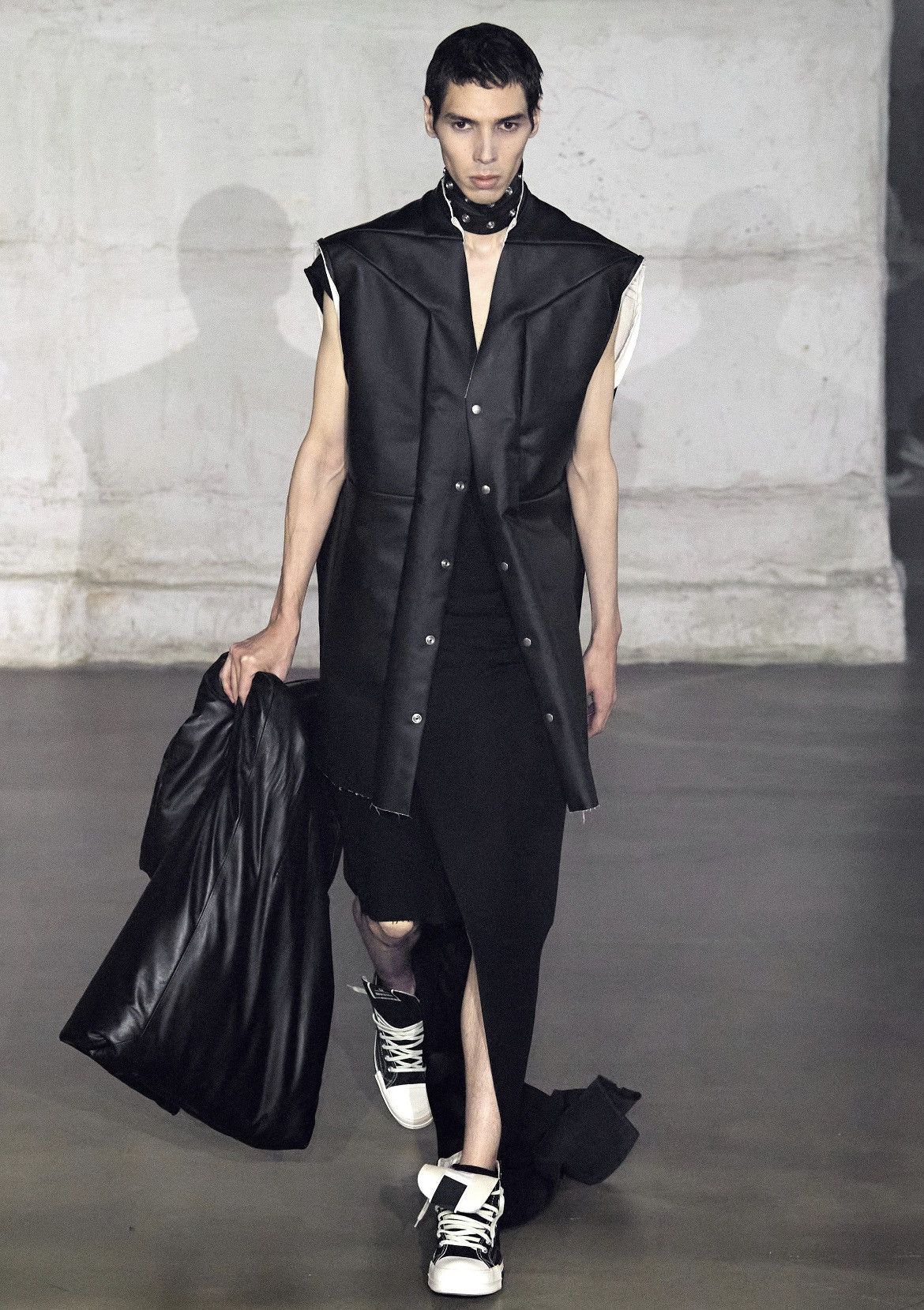 Rick Owens Rick Owens SS22 Strobe Pony Hair Gimp Vest | Grailed
