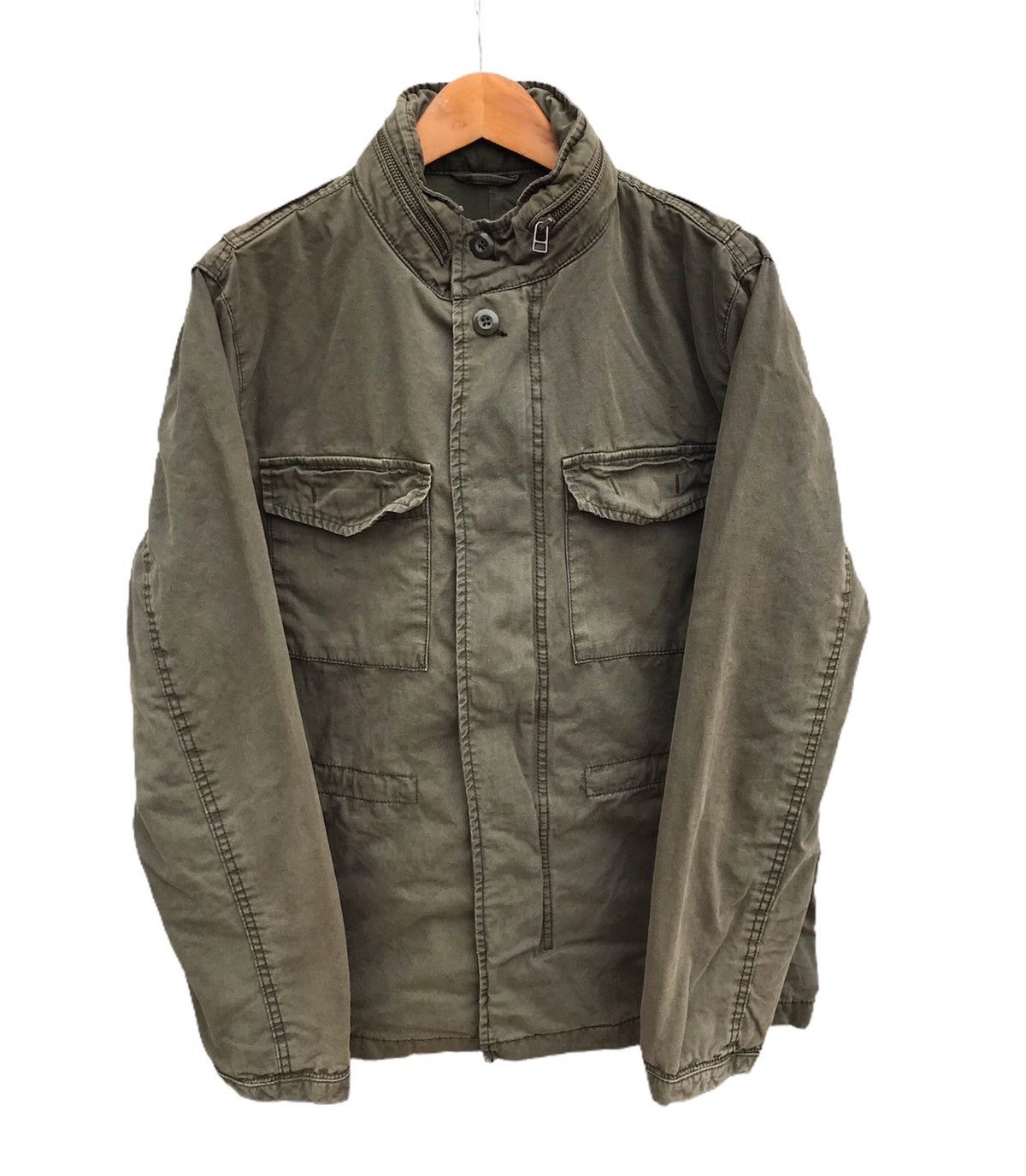 ジャケット・アウター OLD GAP / FA04 military gimmick jacket Vintage Gap Military Jacket/size M/fullzip/army/streetwear