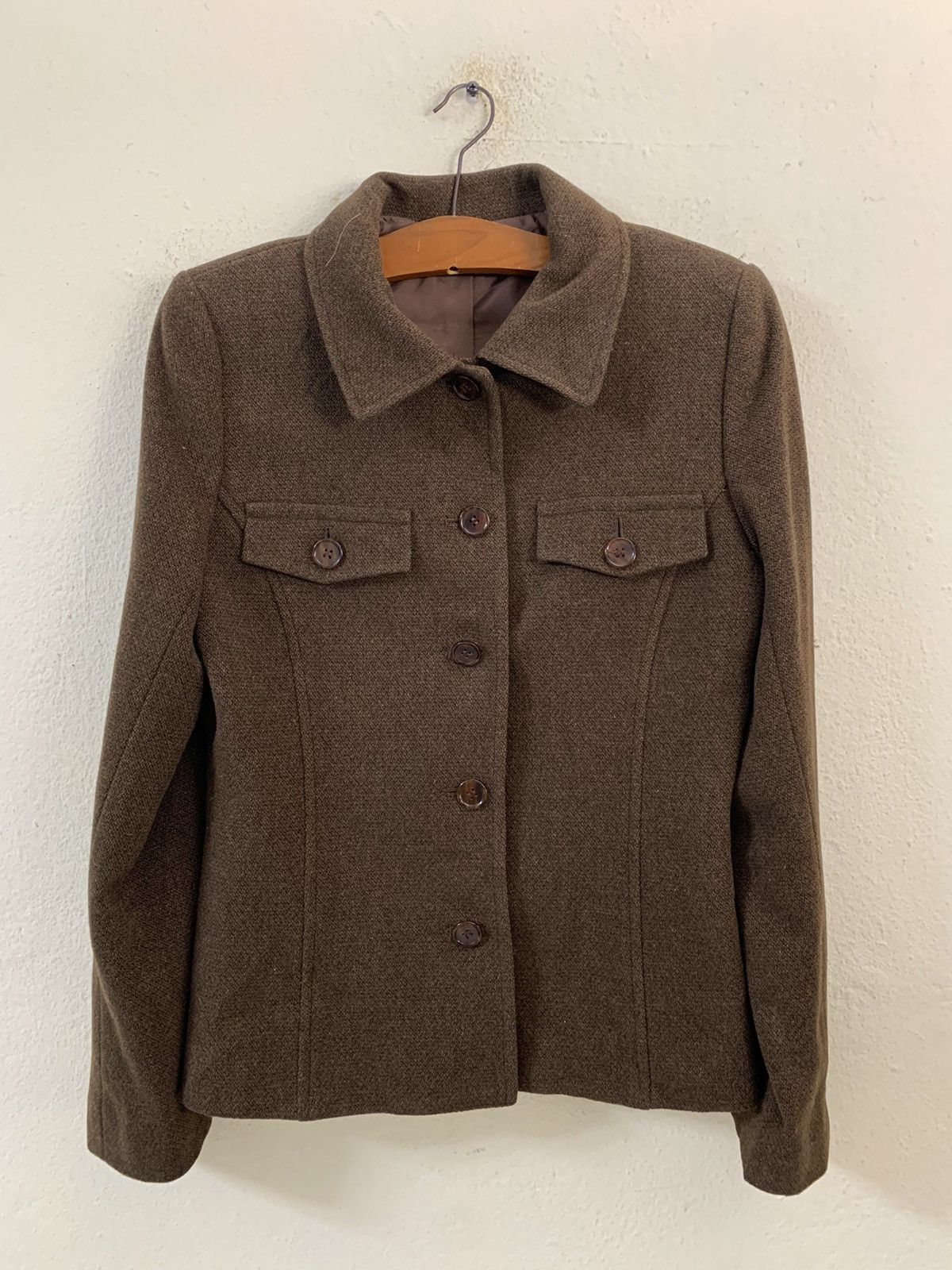 image of Peyton Place Women Jacket in Dark Brown