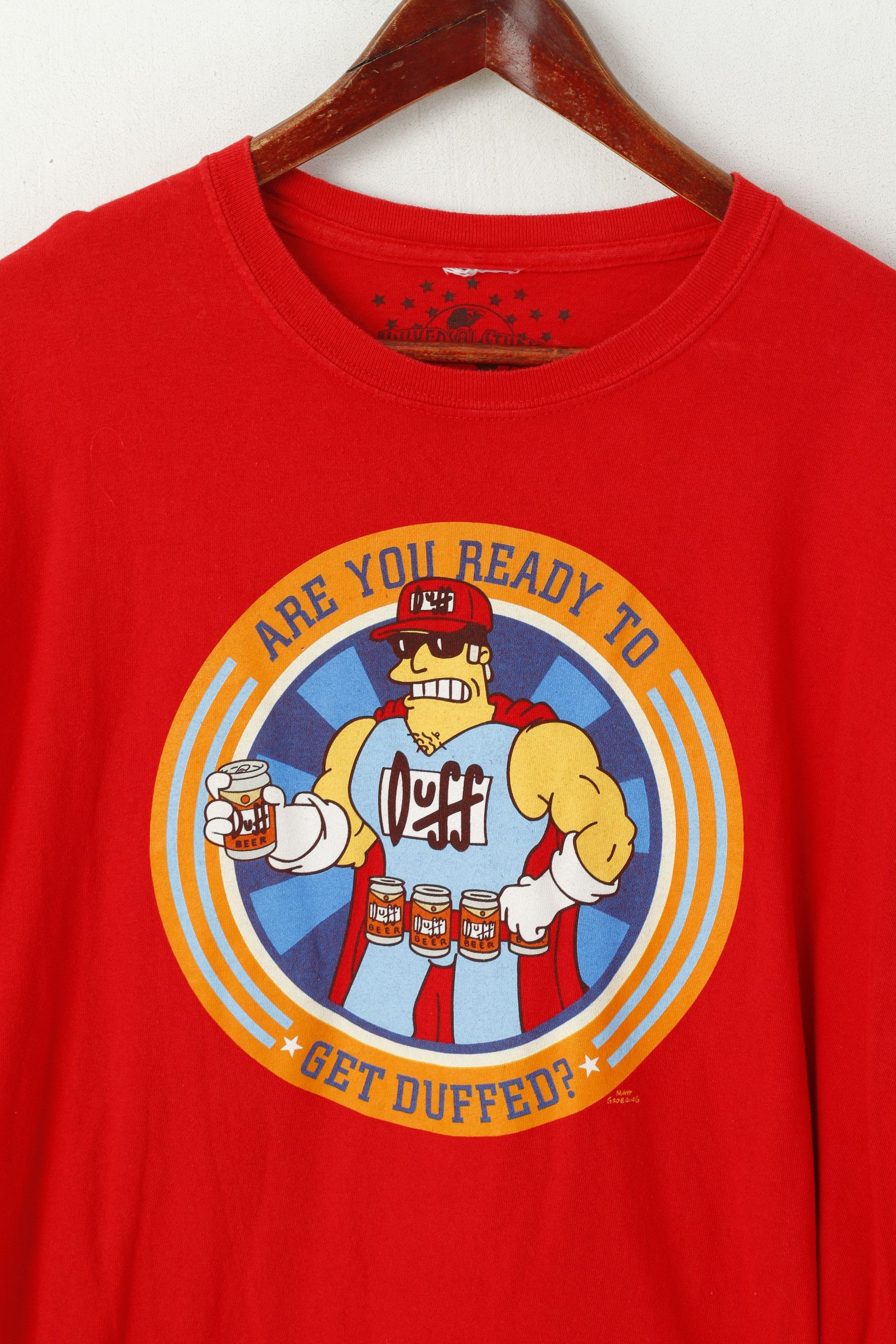 Universal Studios Universal Studios Men XXL T- Shirt Red Cotton 6504 Size US XXL / EU 58 / 5 - 2 Thumbnail