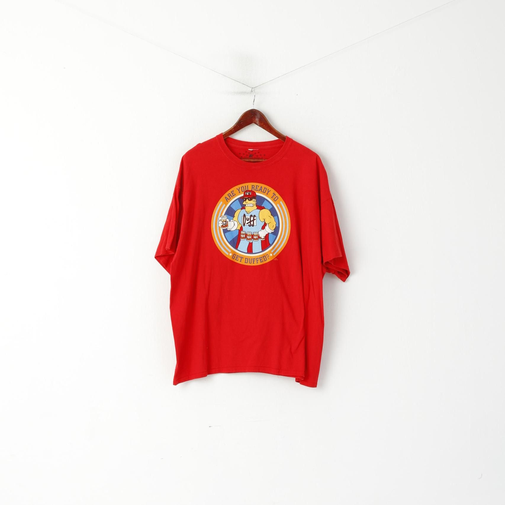 Universal Studios Universal Studios Men XXL T- Shirt Red Cotton 6504 Size US XXL / EU 58 / 5 - 1 Thumbnail