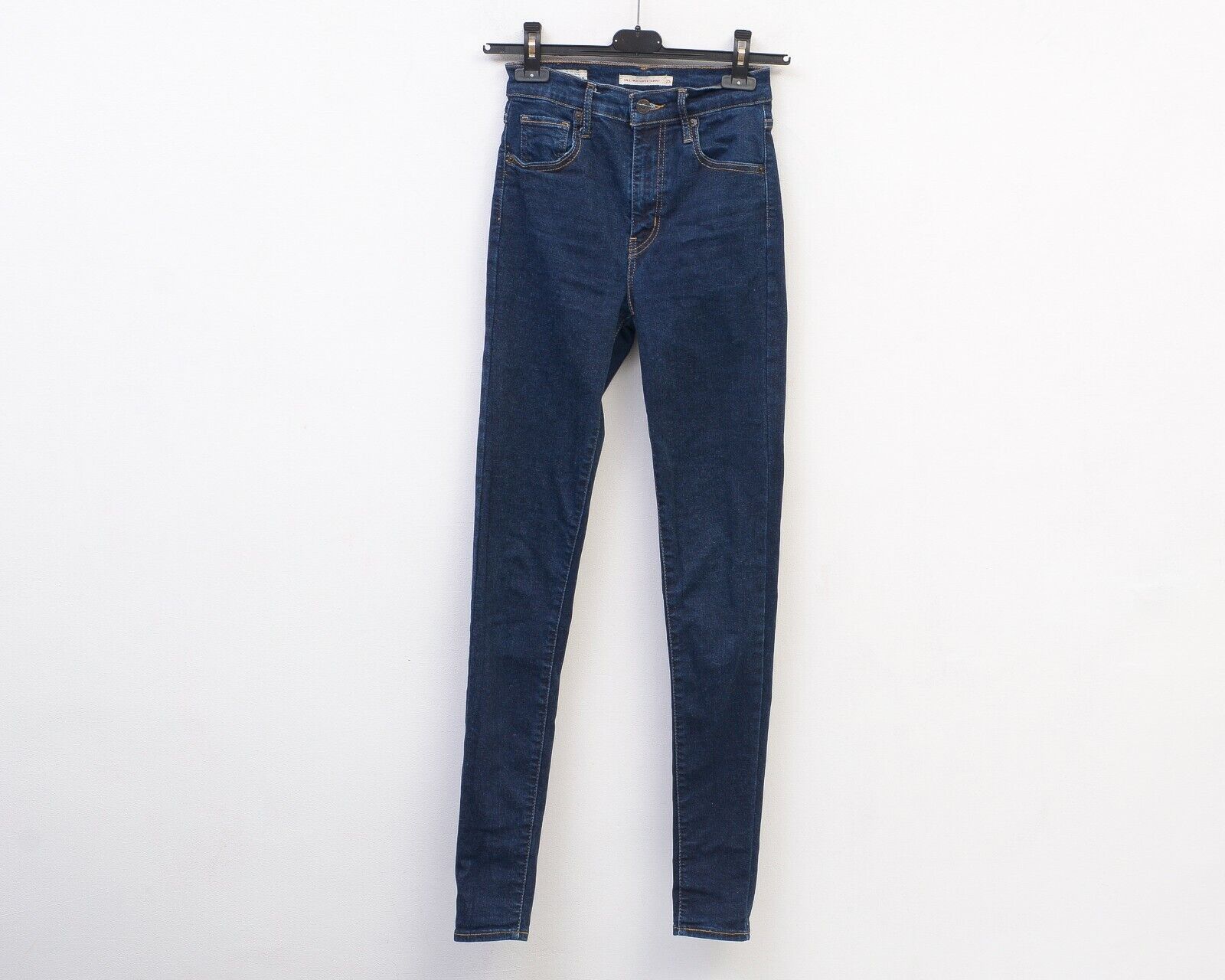 Levi's Big E Mile High Skinny Premium Denim Jeans Stretch Pants Size 25" / US 0 / IT 36 - 1 Thumbnail